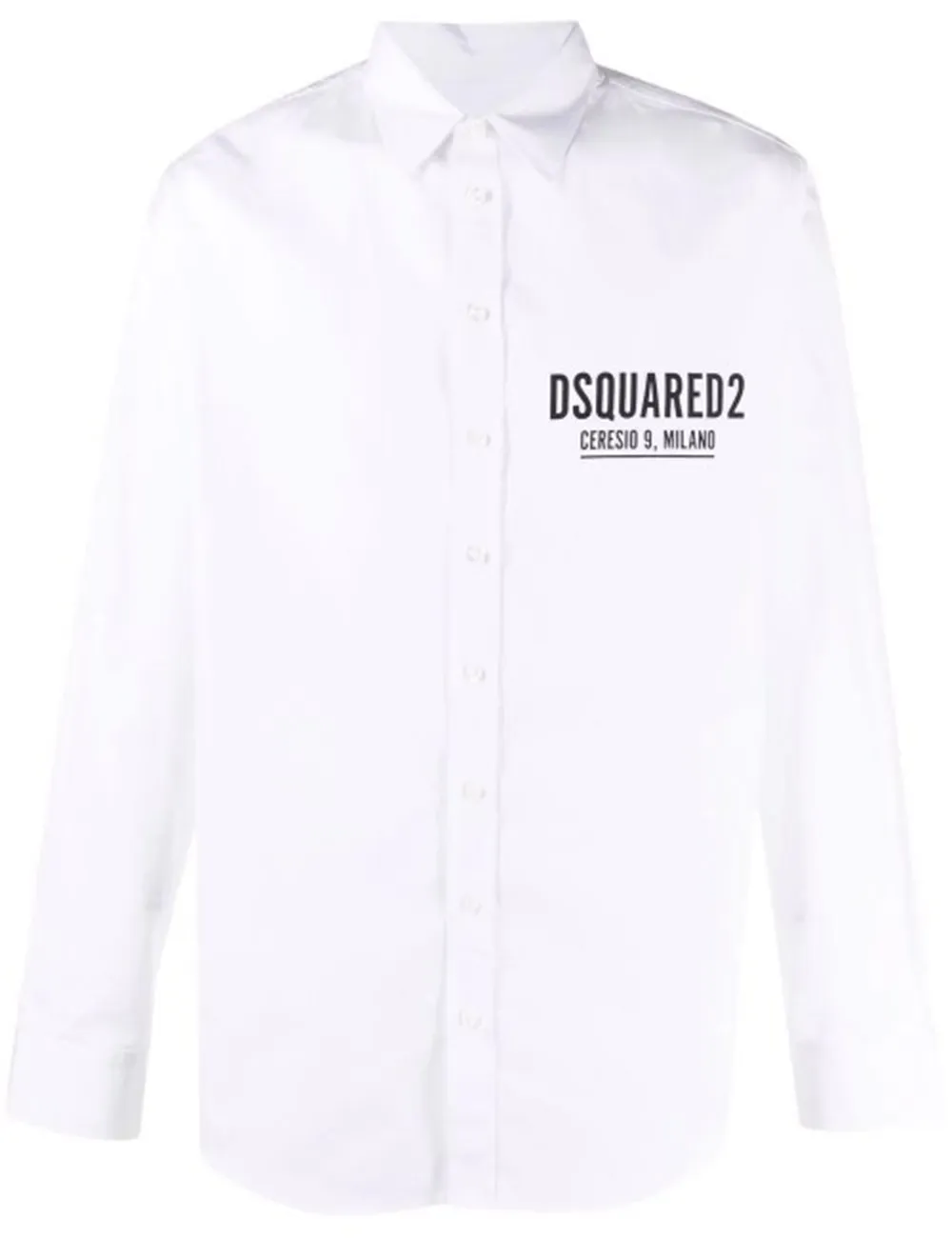 copy of Camicia Mini Logo Relax Dan Shirt Bianco