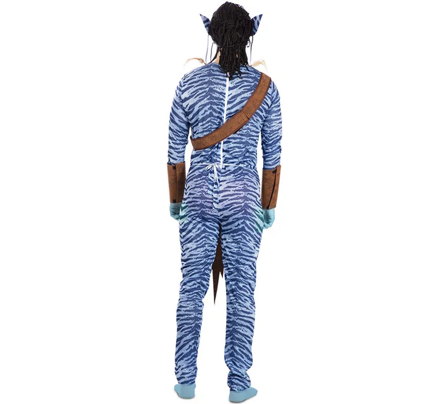 Costume da guerriero blu per un uomo