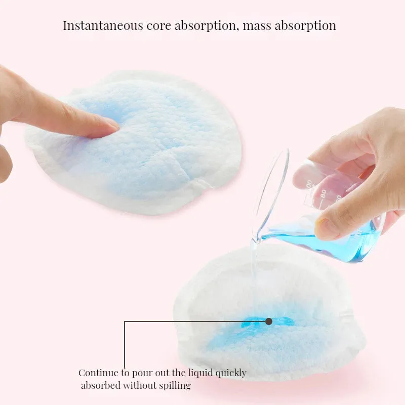 Cuscinetti per l'allattamento al seno monouso per l'allattamento al seno traspirante Slim Super assorbente per il seno in cotone
