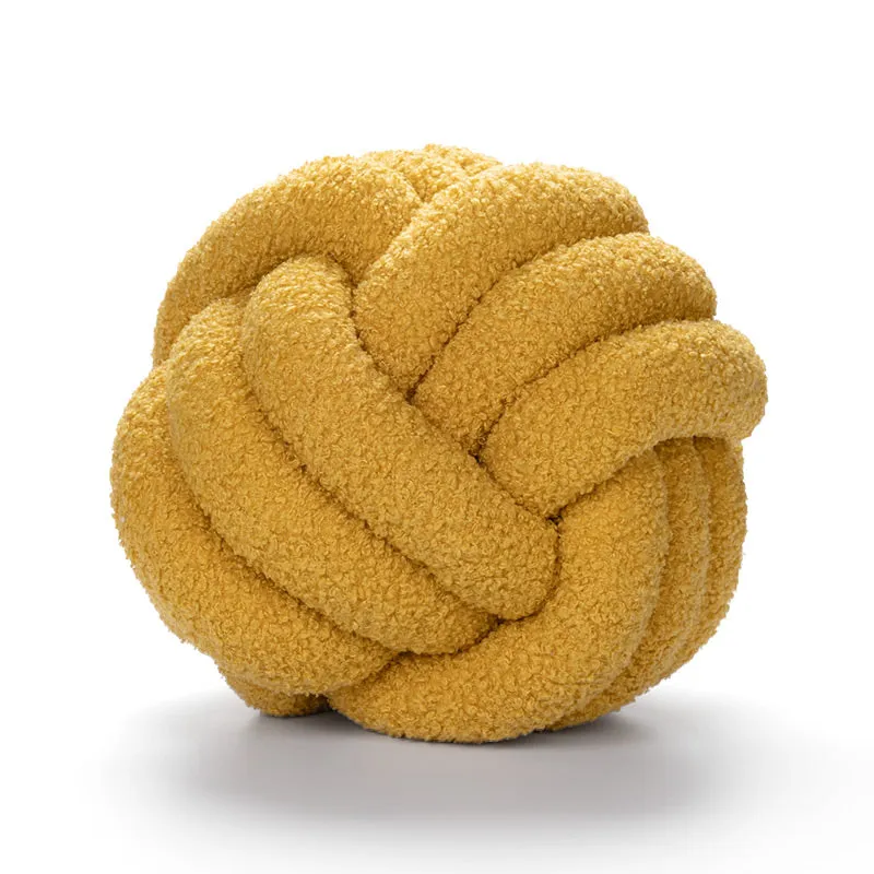 Cuscino di arredo di design in lana d'agnello morbido e delizioso