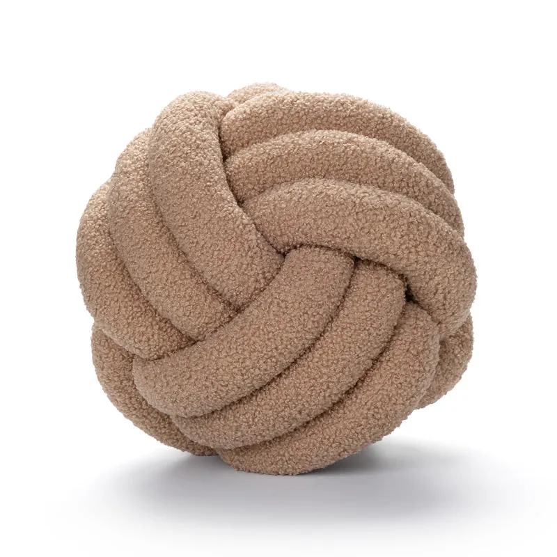 Cuscino di arredo di design in lana d'agnello morbido e delizioso