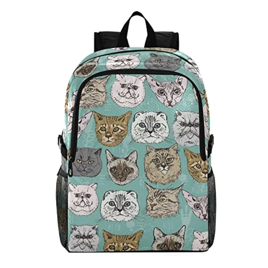 Cute Cats Leggero Packable Escursionismo Zaino 22L Borsa Da Viaggio Casual Daypack per Escursionismo Viaggio, Multicolore 134150
