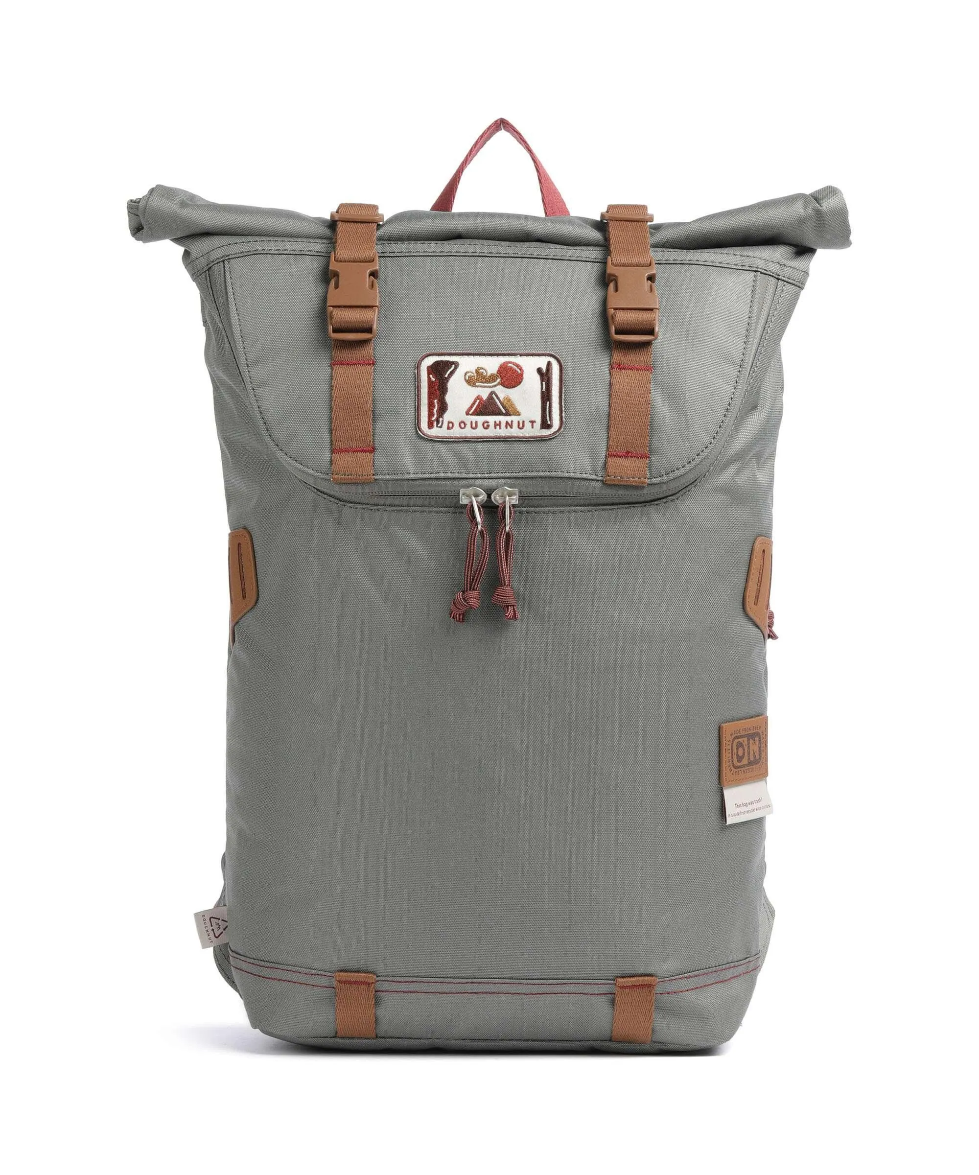  Doughnut Dreamwalker Christopher Small Zaino roll-top 13″ poliestere riciclato grigio-verde  
