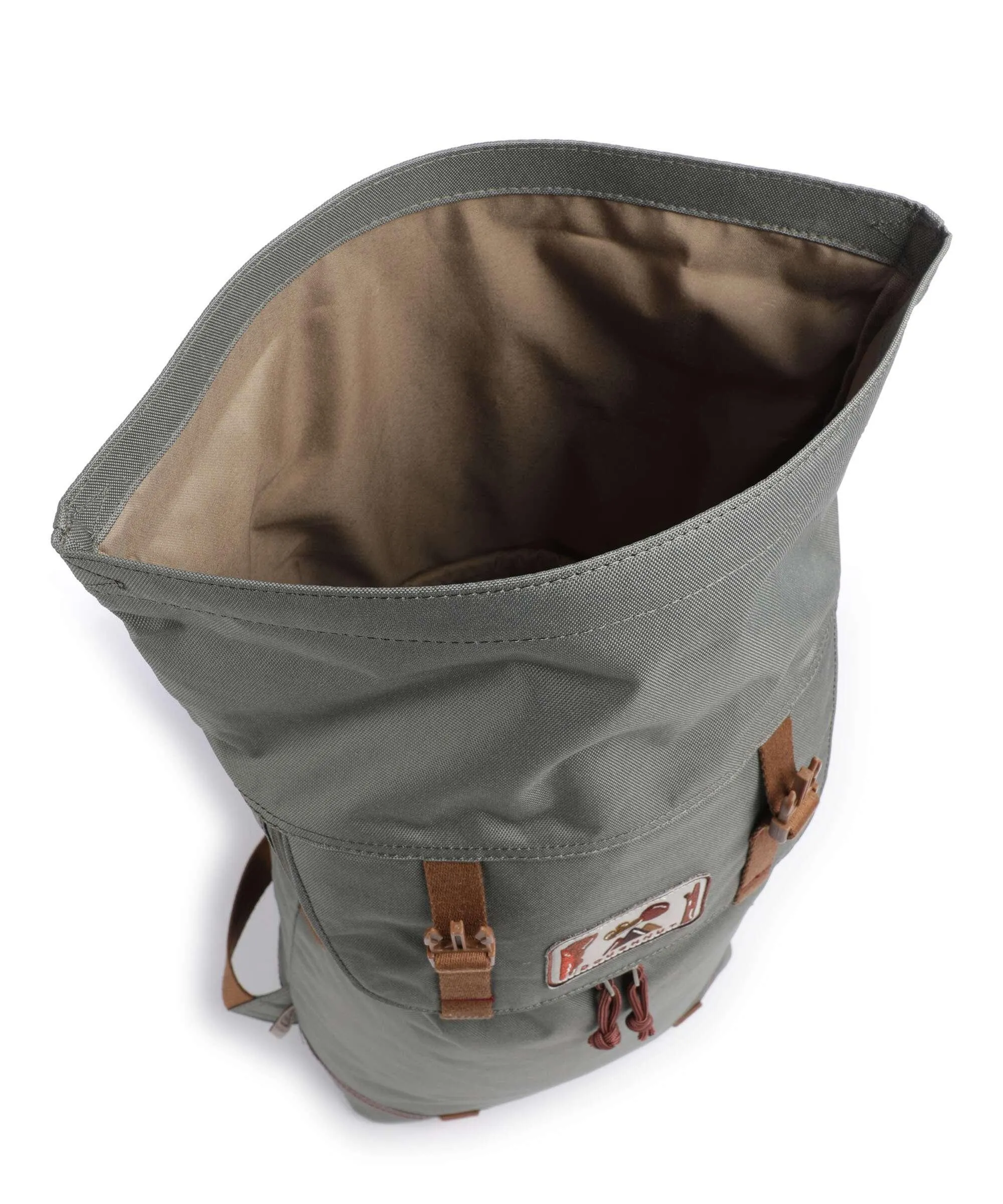  Doughnut Dreamwalker Christopher Small Zaino roll-top 13″ poliestere riciclato grigio-verde  