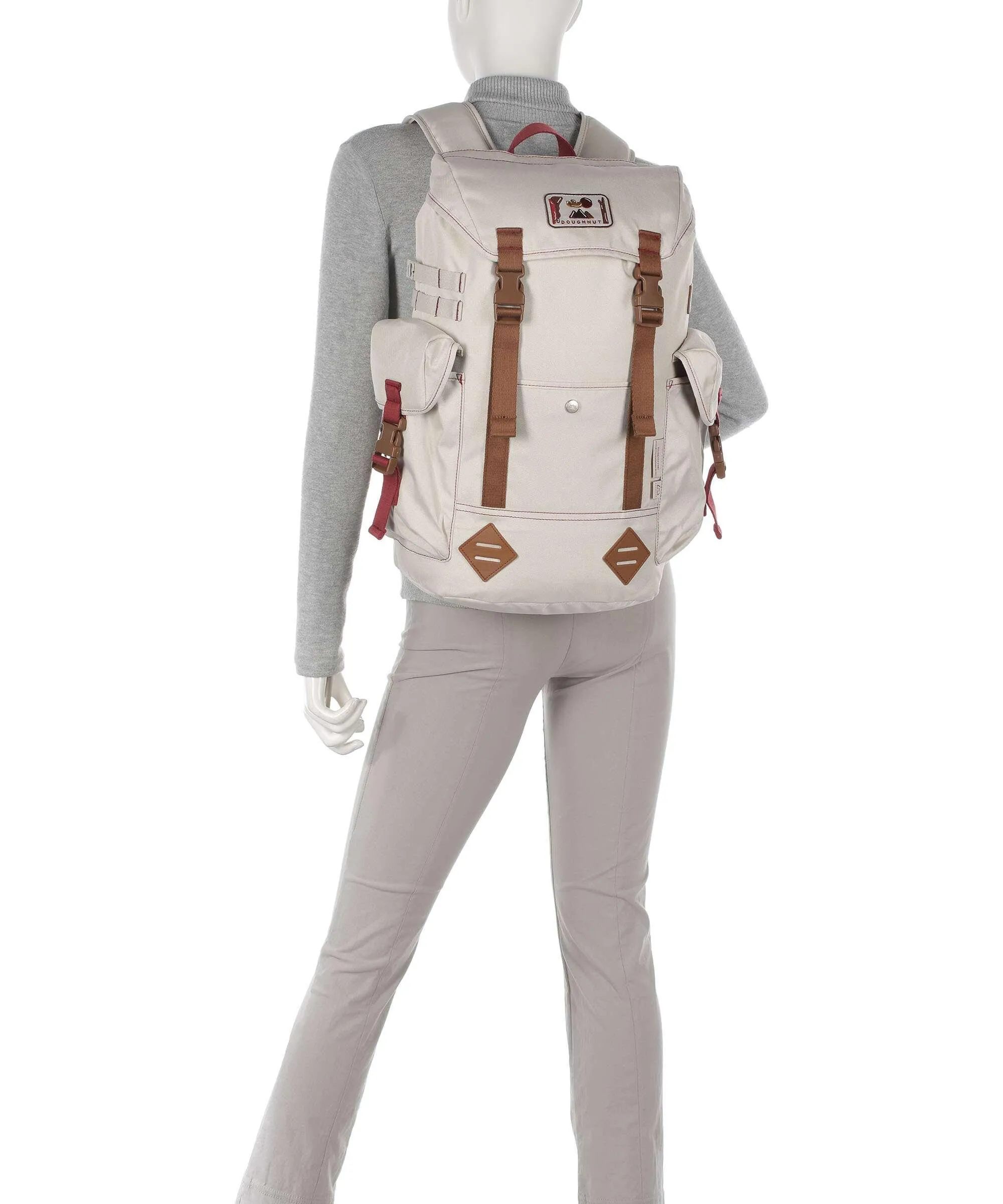  Doughnut Dreamwalker Grounder Zaino 15″ poliestere riciclato beige  