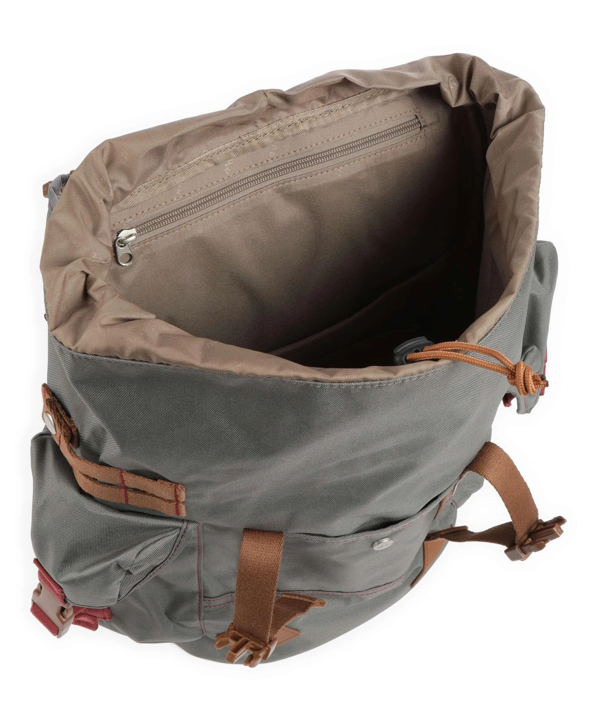  Doughnut Dreamwalker Grounder Zaino 15″ poliestere riciclato grigio-verde  