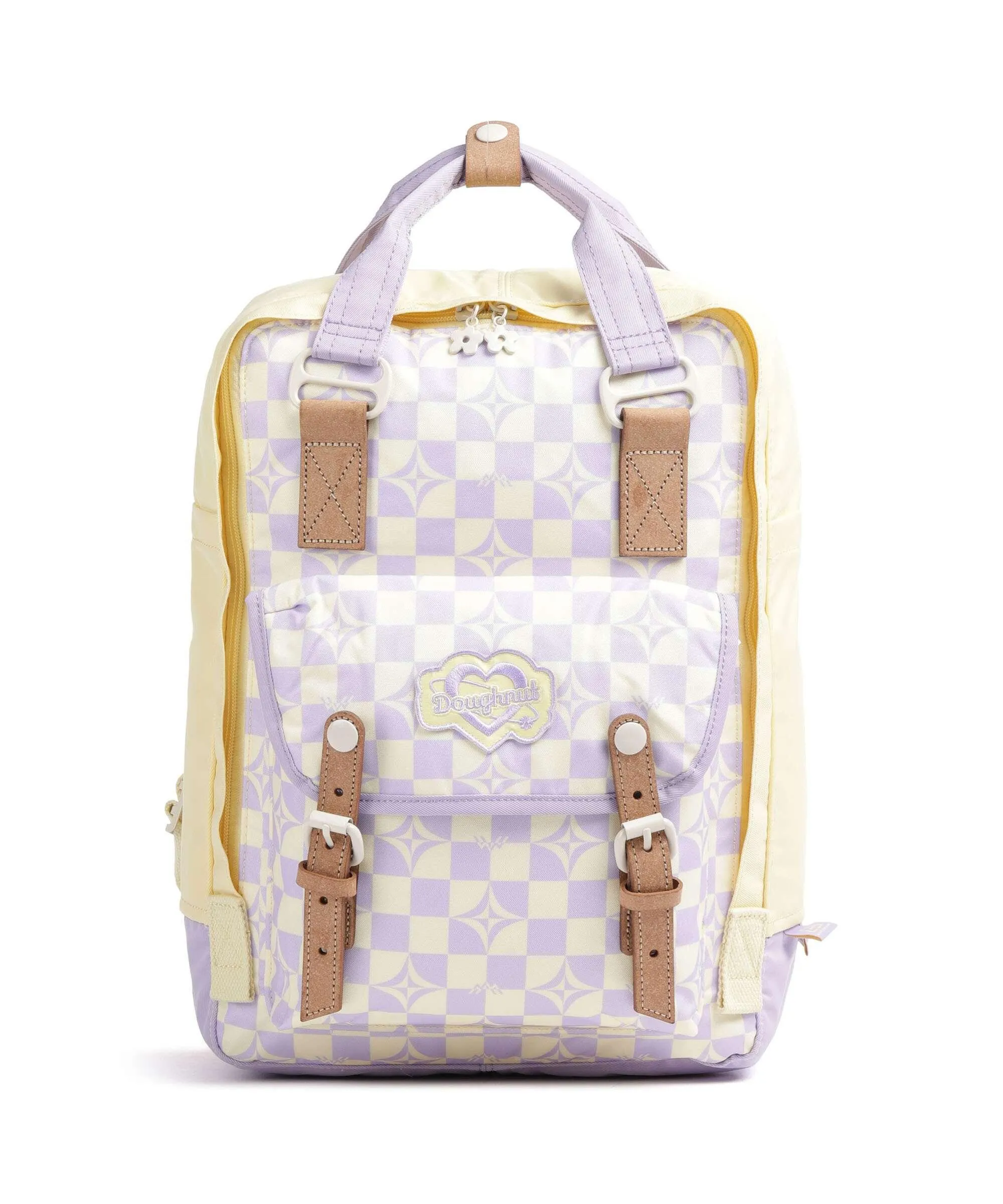  Doughnut Kaleido Macaroon Zaino 14″ poliestere riciclato giallo  