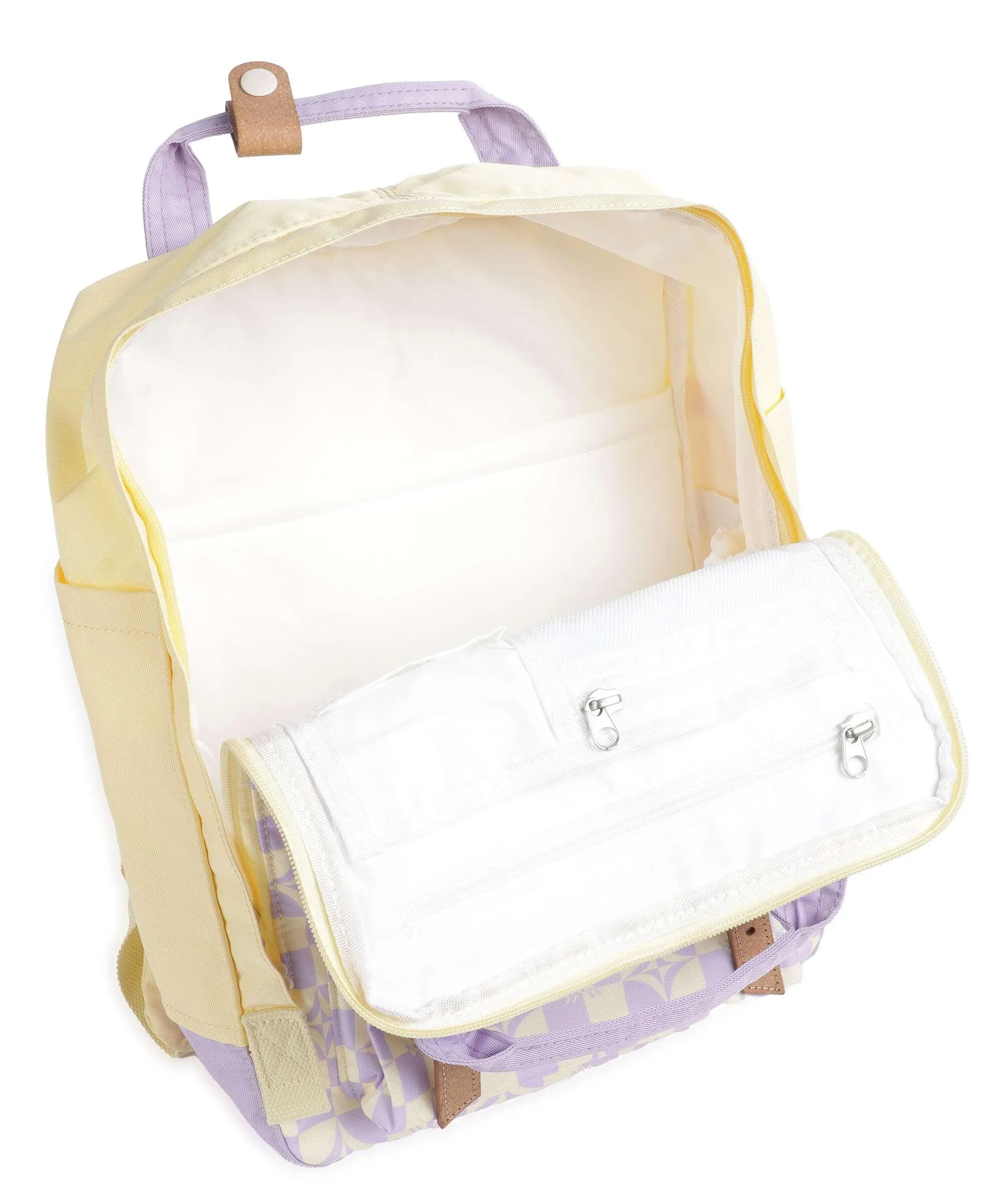 Doughnut Kaleido Macaroon Zaino 14″ poliestere riciclato giallo  