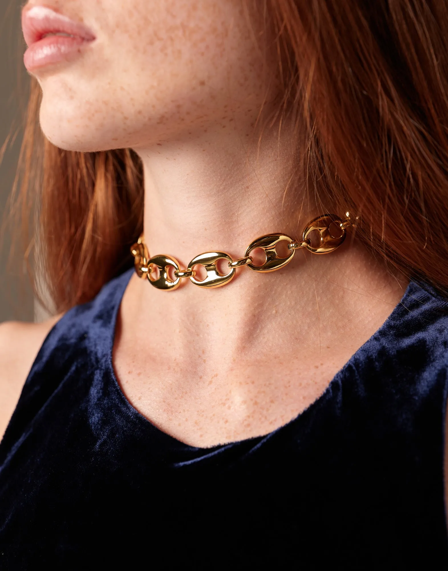 DOUUOD Collana Girocollo in Maglia Marinara