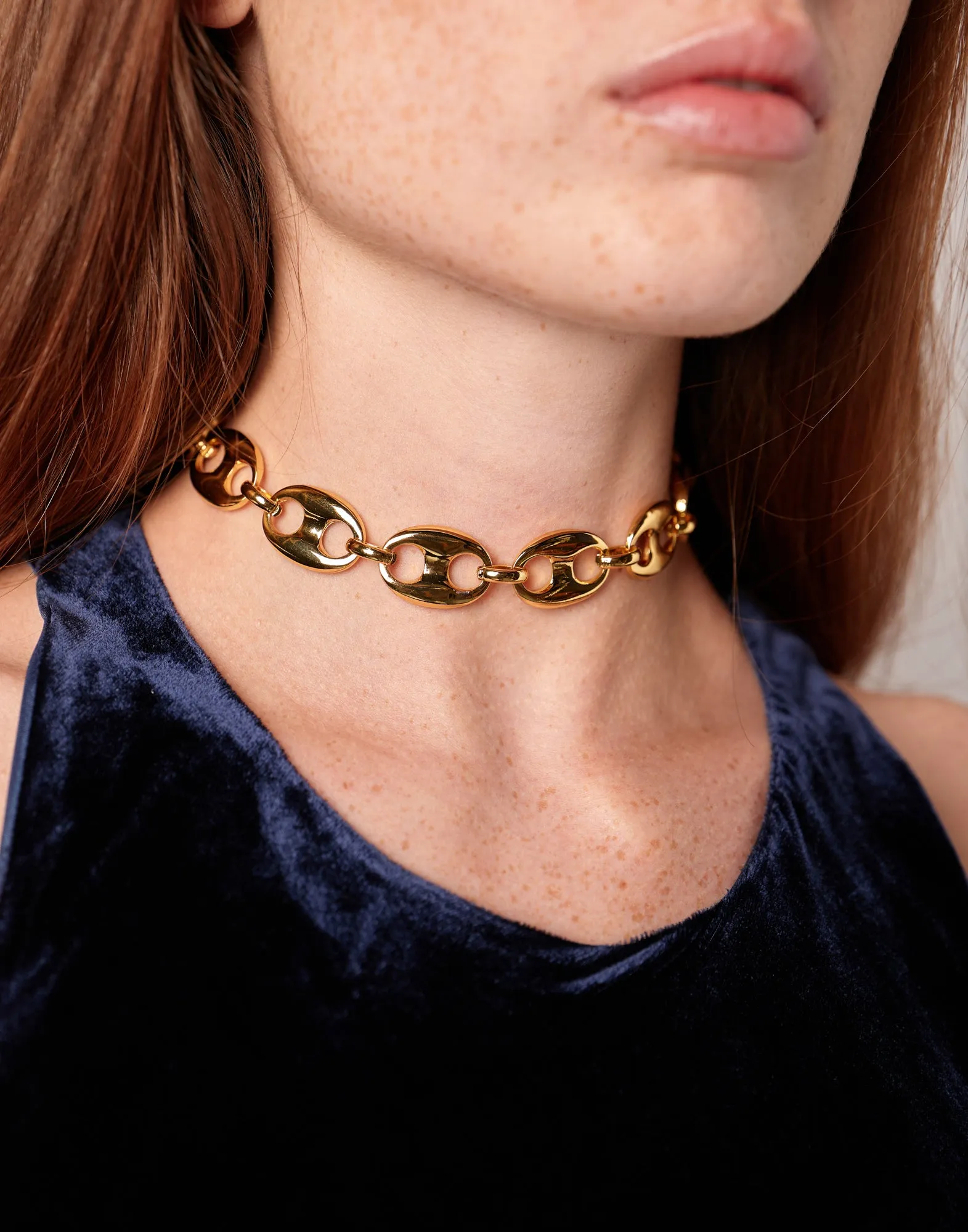 DOUUOD Collana Girocollo in Maglia Marinara