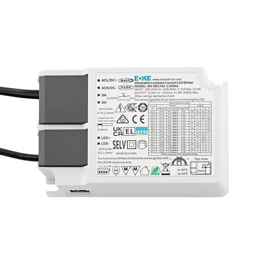 Driver LED Powerline Panel CC, Dali, 42 W, 450 - 1.100 mA