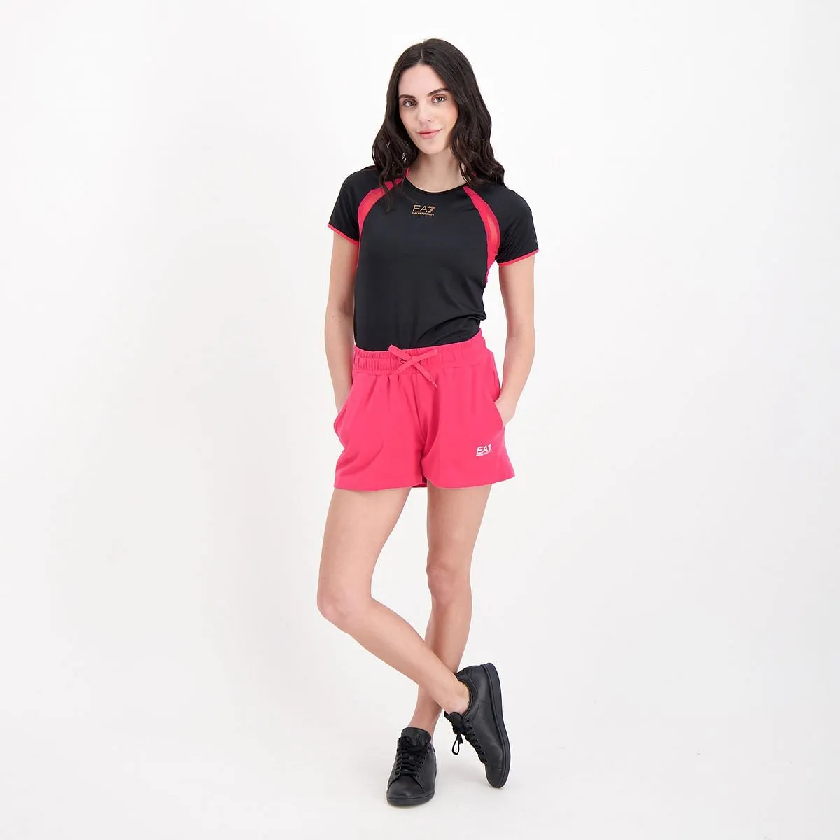      EA7 EMPORIO ARMANI SHORT SHINY DONNA  