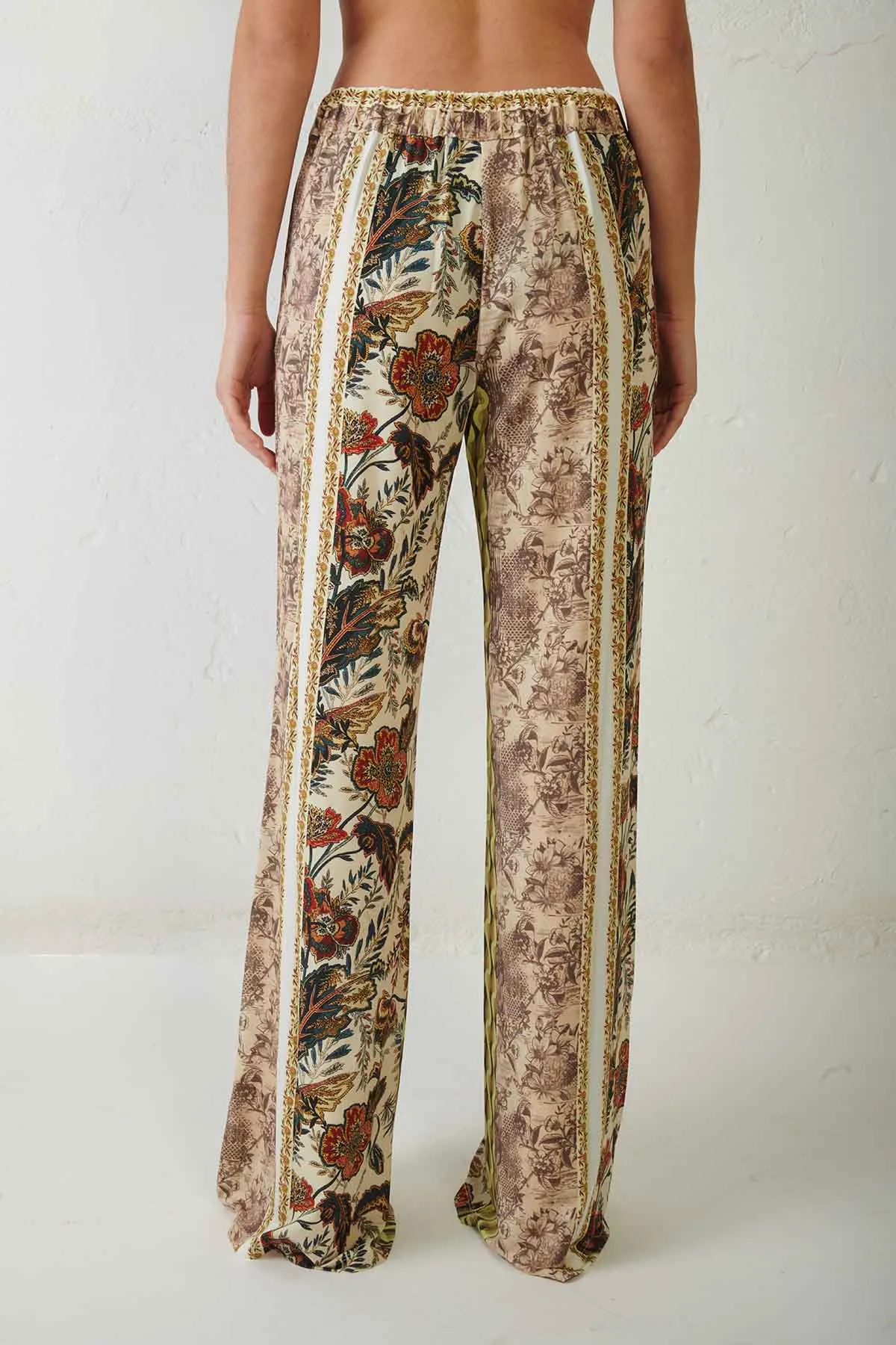 ERIKA CAVALLINI Pantalone svasato stampato