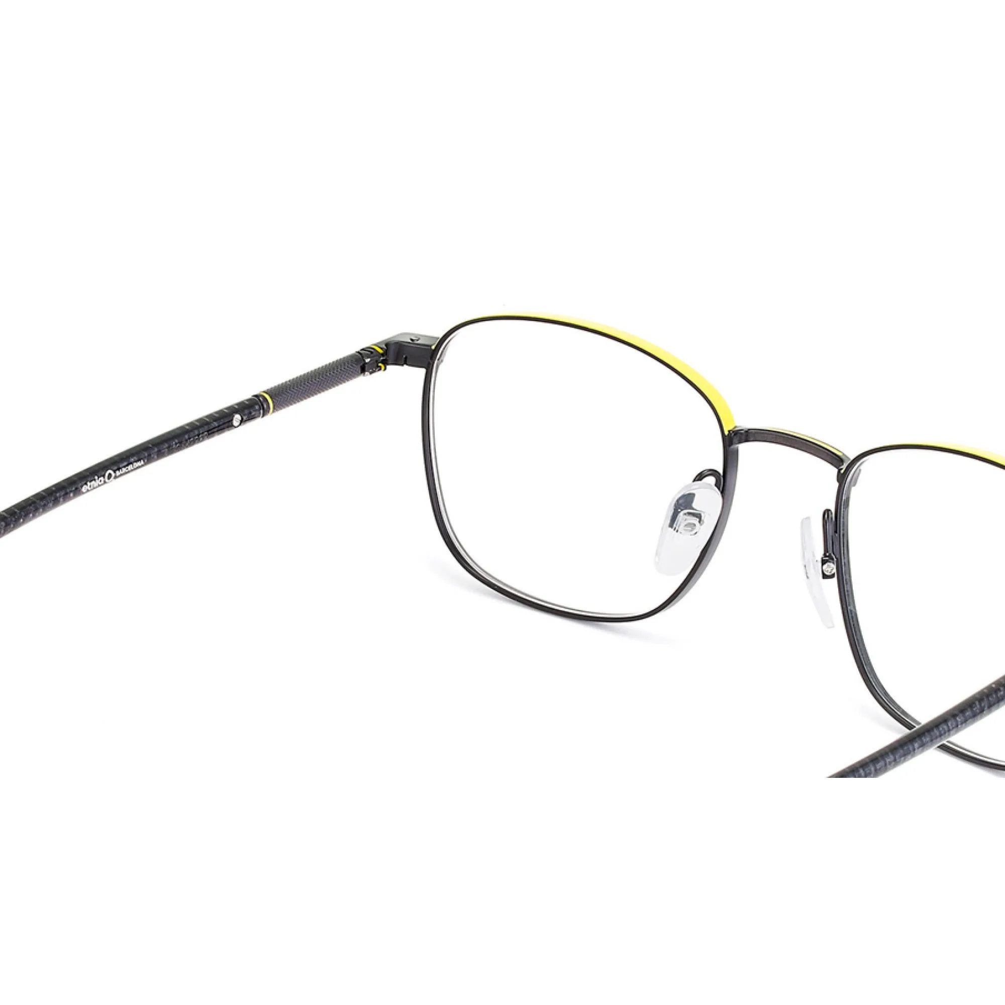   Etnia Barcelona LAS DUNAS - BKYW Nero Giallo | Occhiale Da Vista Uomo 