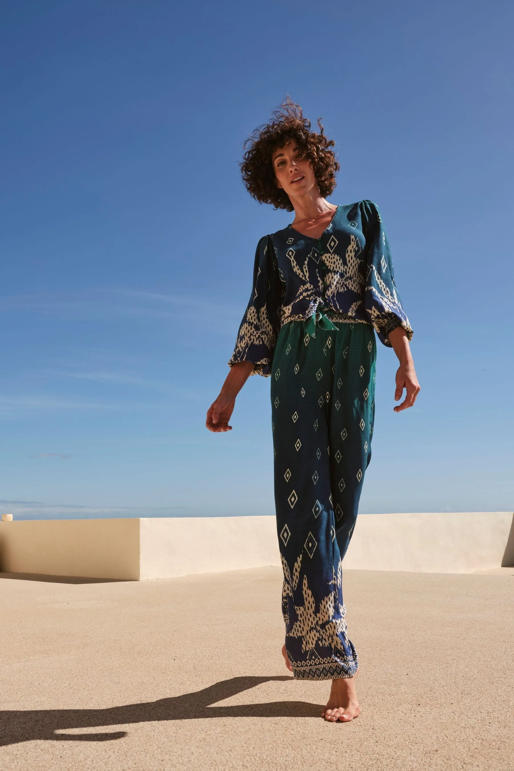 FatFace - Harper - Scarpe con fondo ampio, Pantaloni