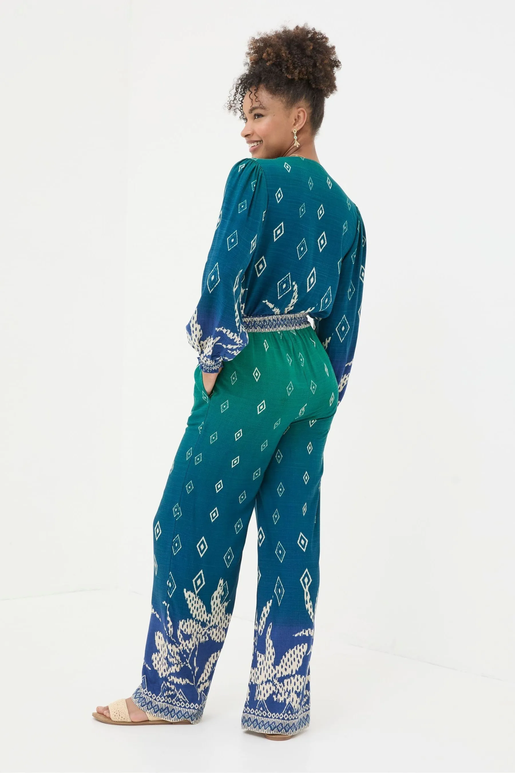 FatFace - Harper - Scarpe con fondo ampio, Pantaloni