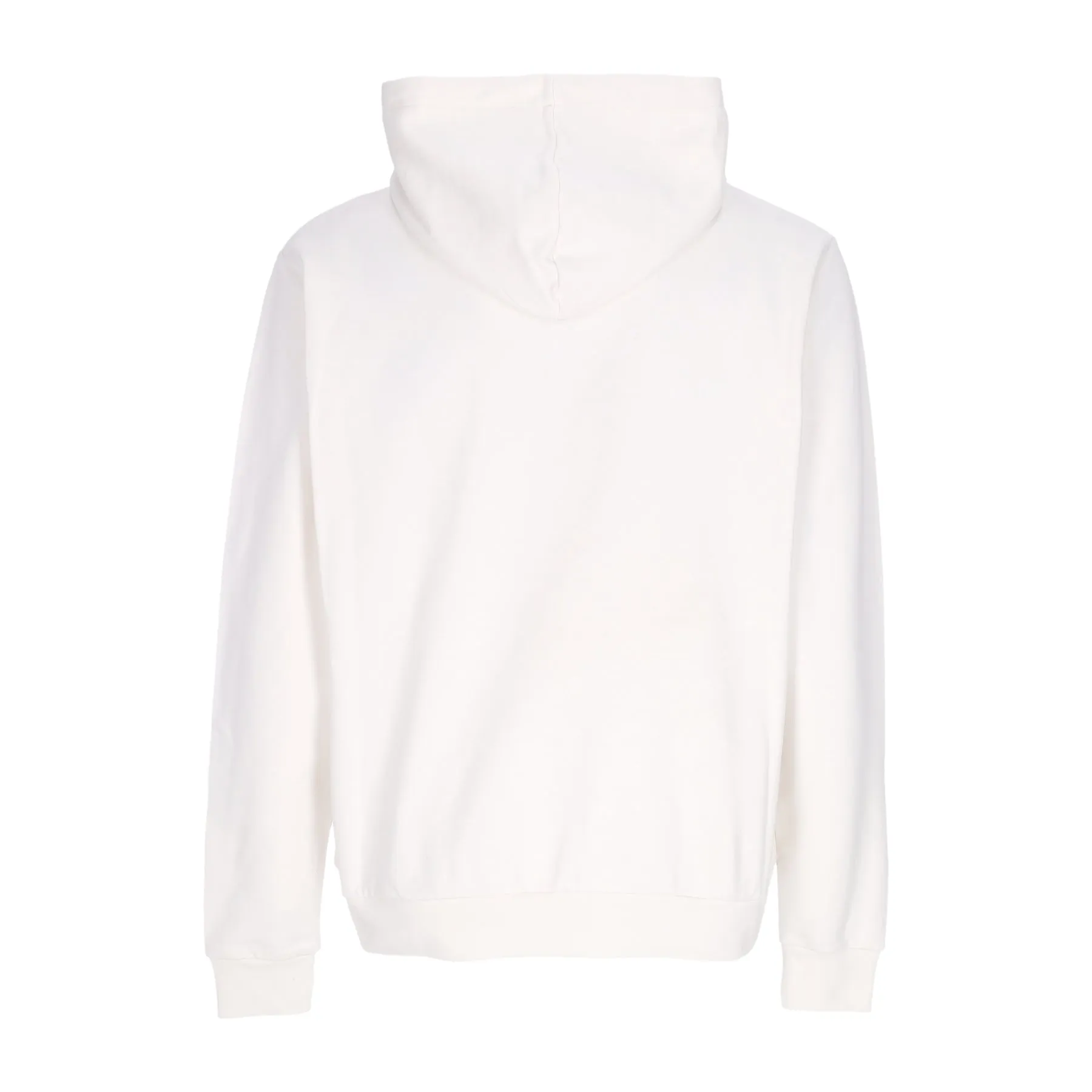 Felpa Cappuccio Uomo Bicolor Lightning Print Hoodie White