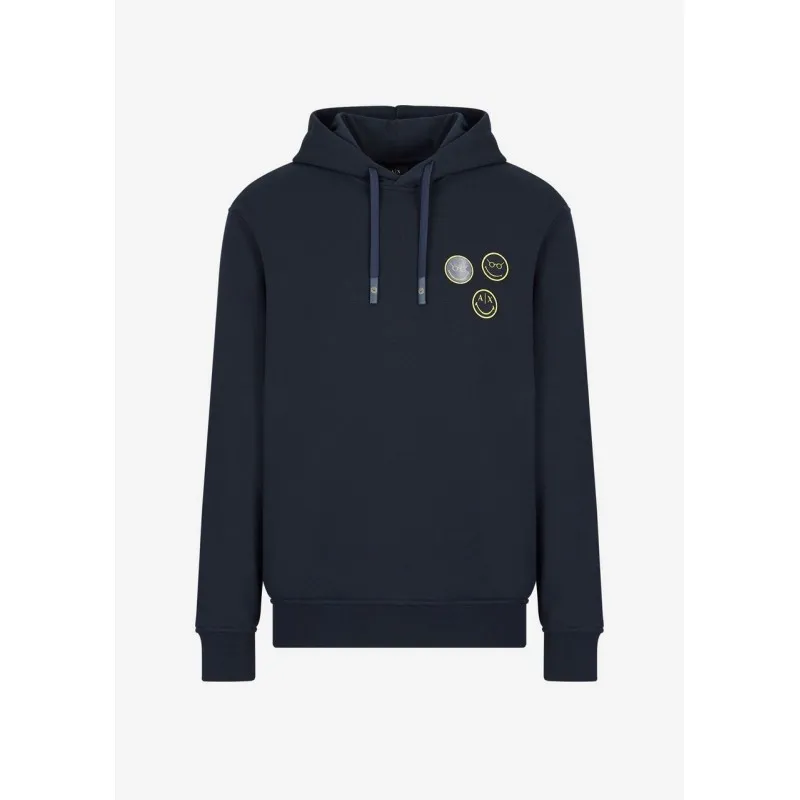 FELPA CON CAPPUCCIO DA UOMO ARMANI9 EXCHANGE
