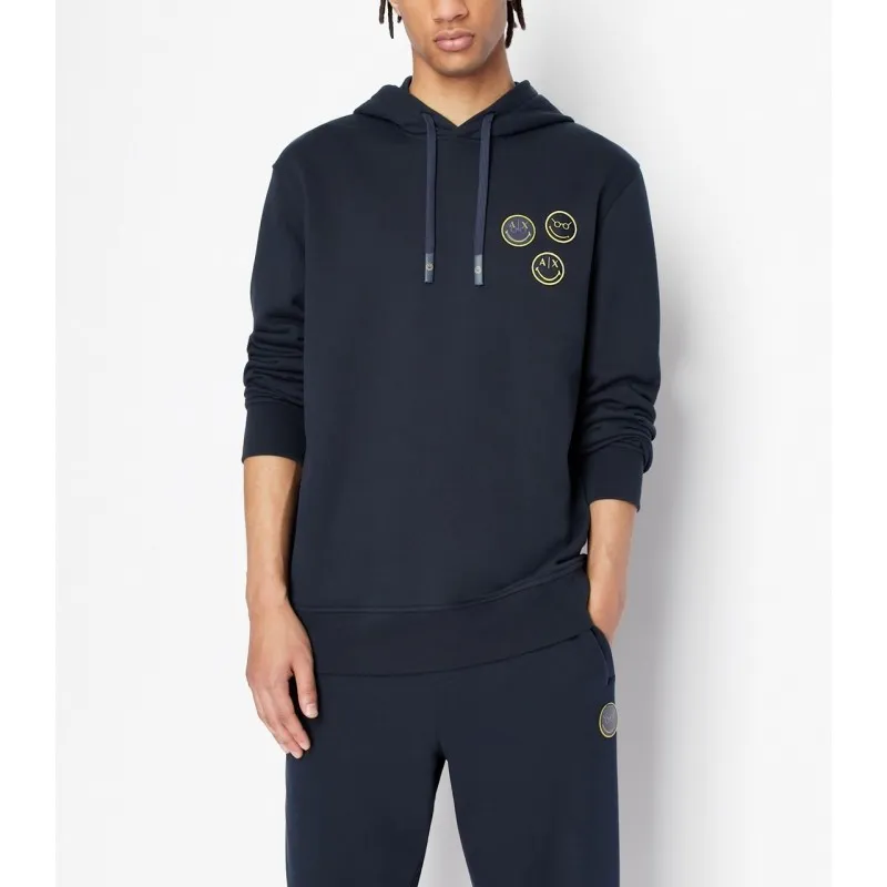 FELPA CON CAPPUCCIO DA UOMO ARMANI9 EXCHANGE