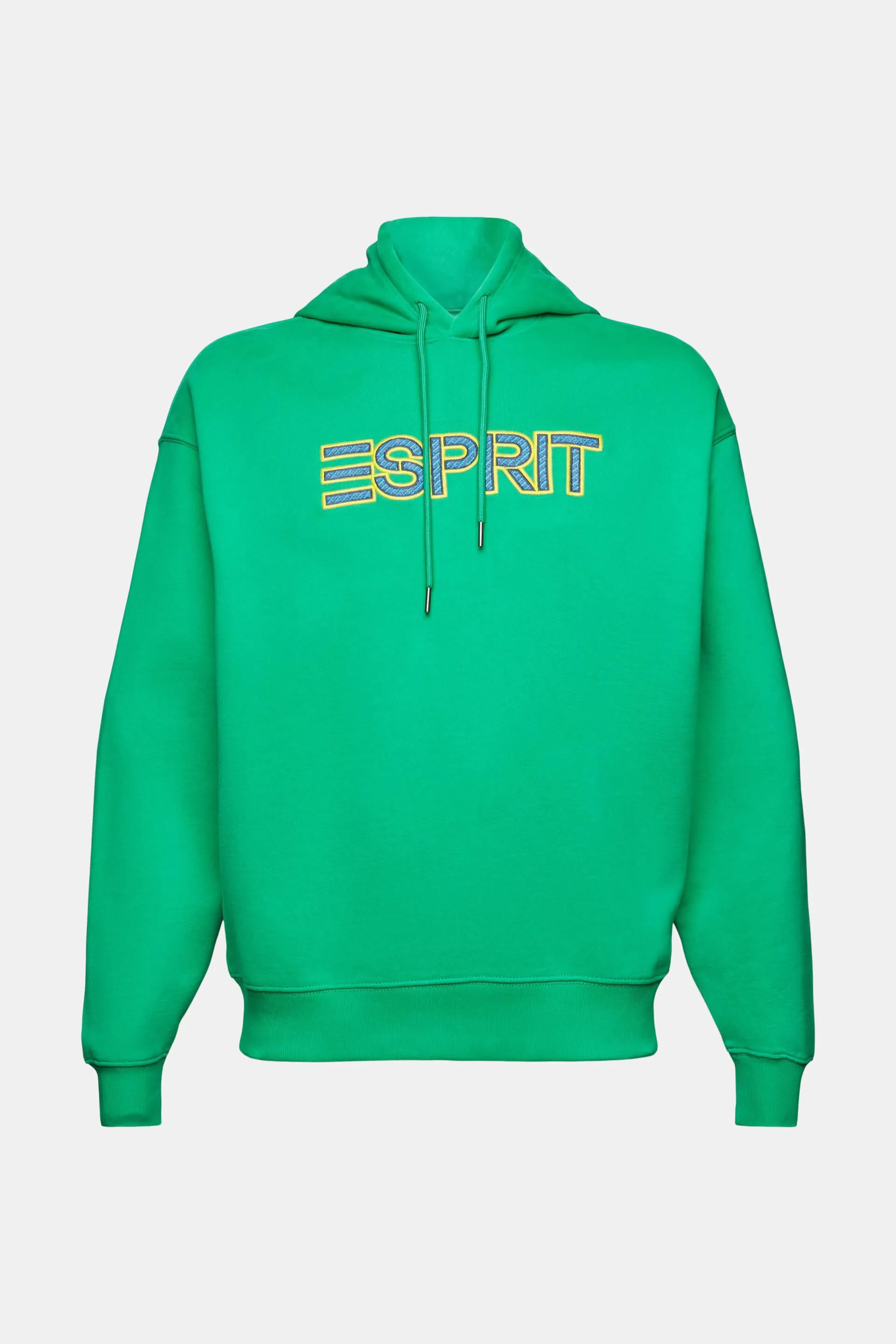 Felpa con cappuccio e logo in misto cotone