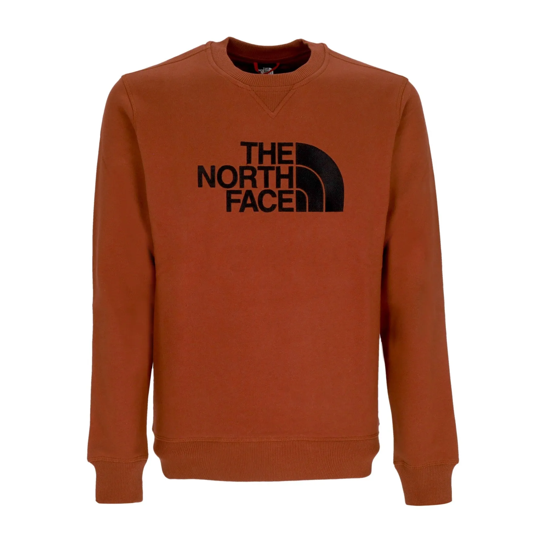 Felpa Girocollo Uomo Drew Peak Crewneck Brandy Brown