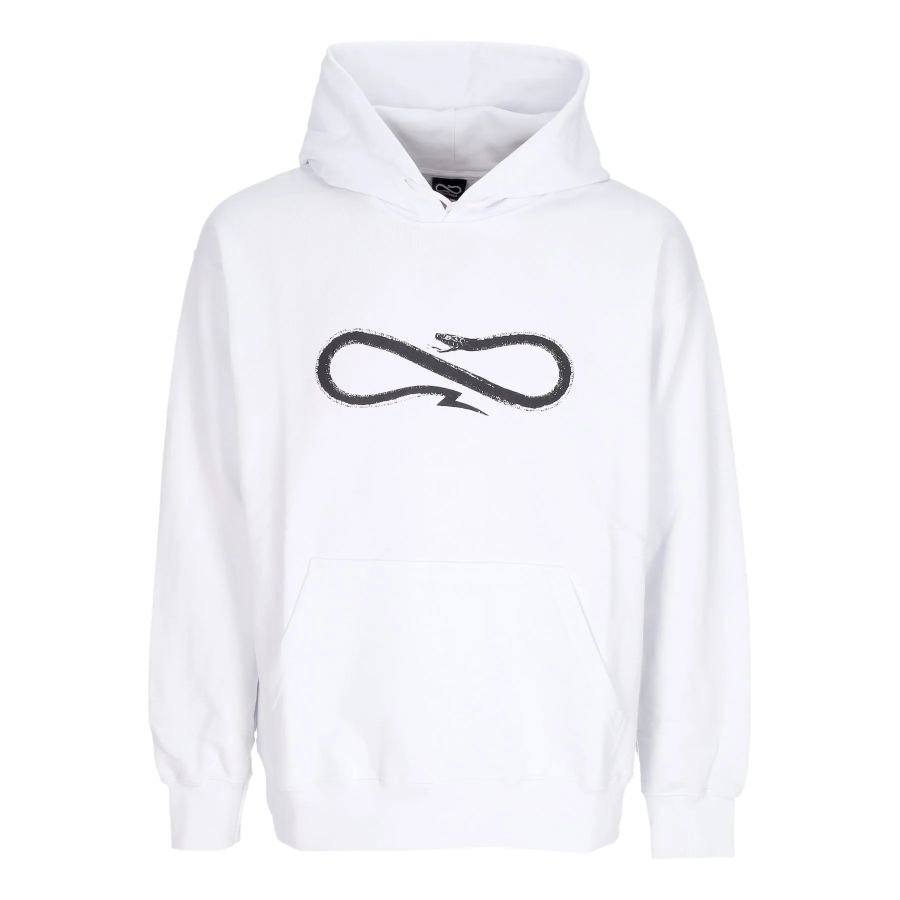 Felpa Leggera Cappuccio Uomo Logo Classic Hoodie White