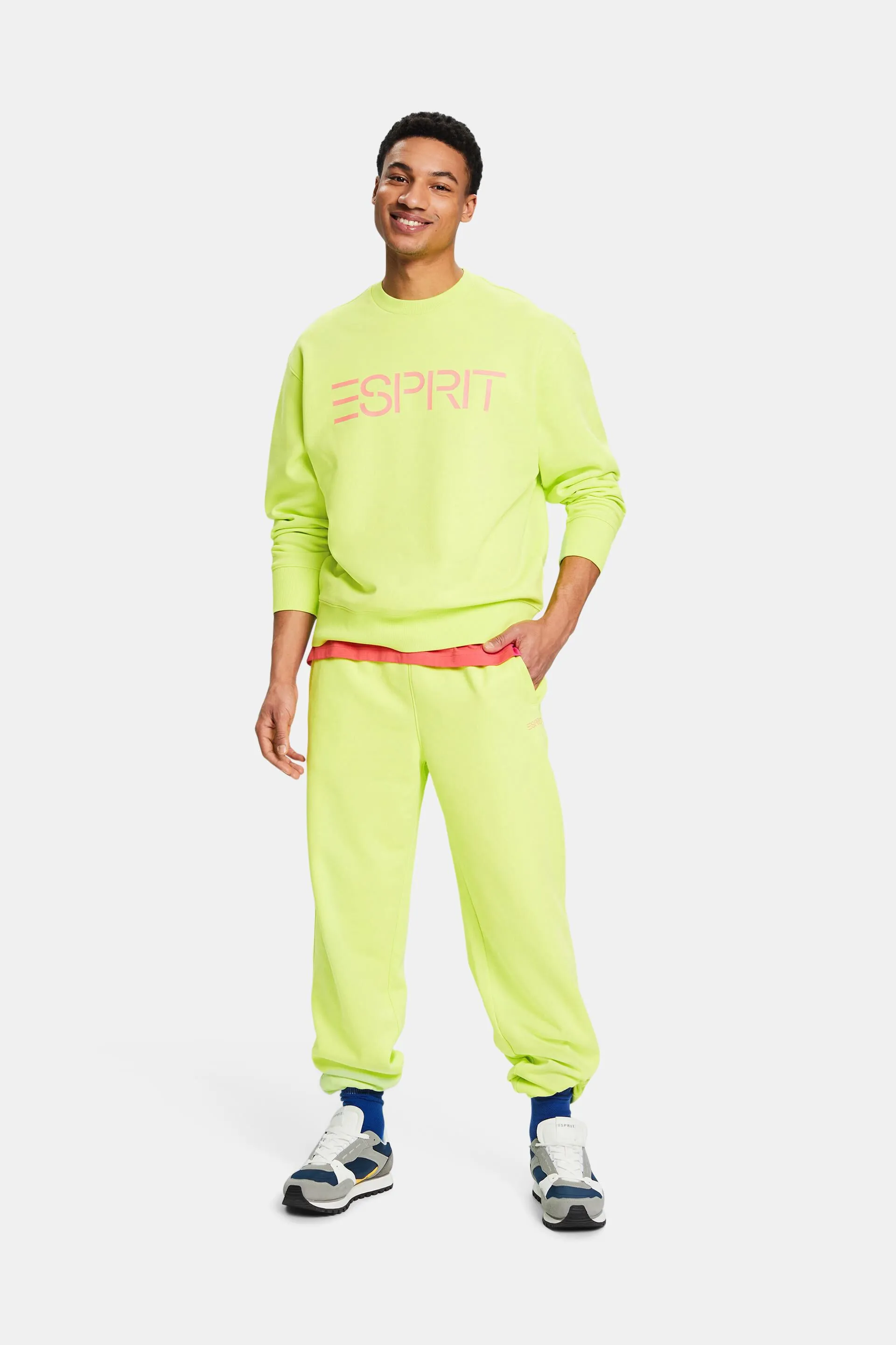 Felpa unisex con logo in pile di cotone