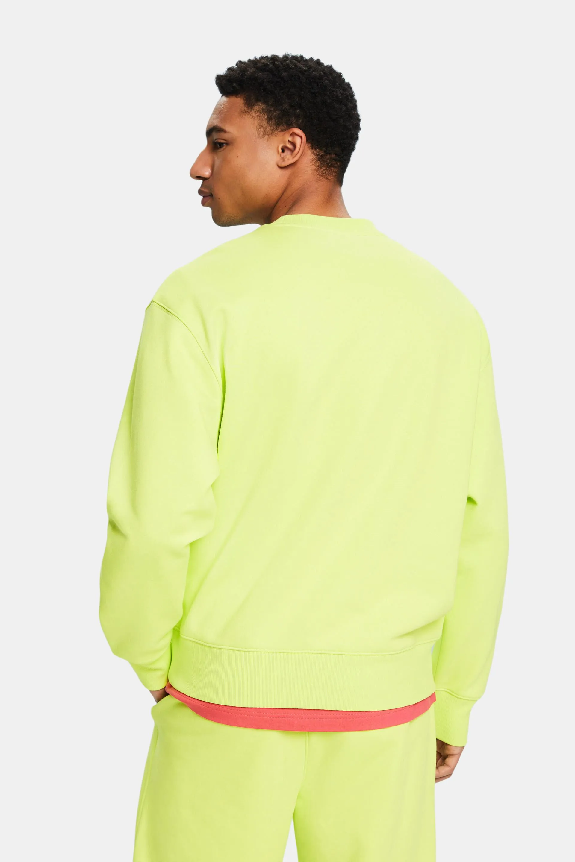 Felpa unisex con logo in pile di cotone
