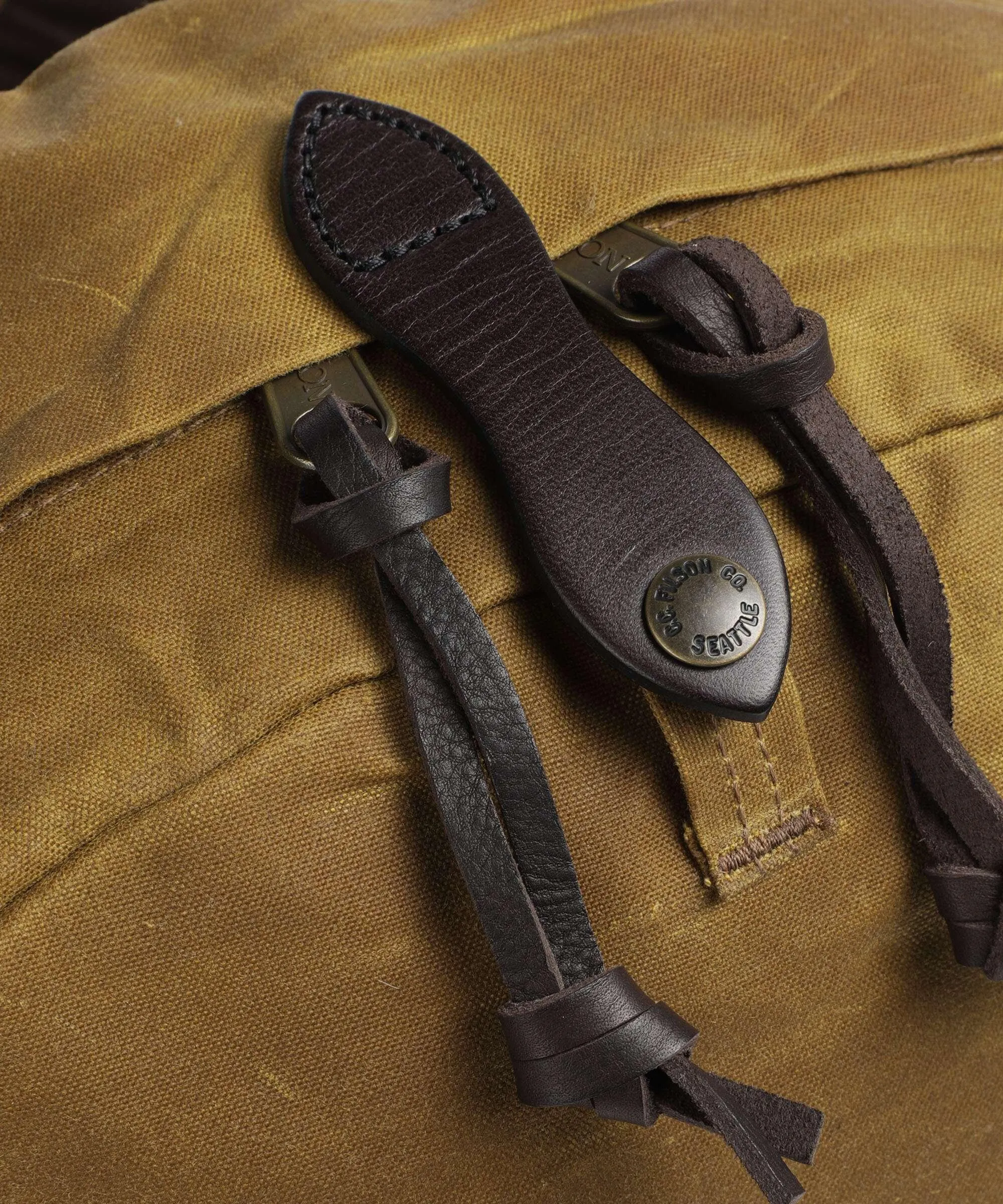  Filson Oil Finish Tin Cloth Journeyman Zaino 15″ cotone tan  