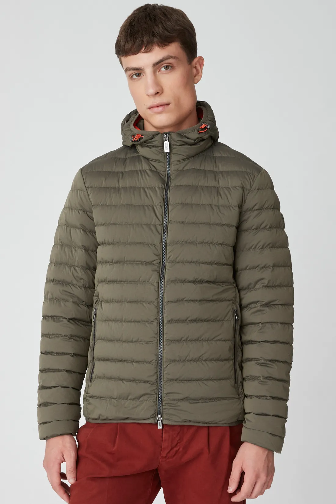 FRANKLIN 2.0 – Green hooded down jacket