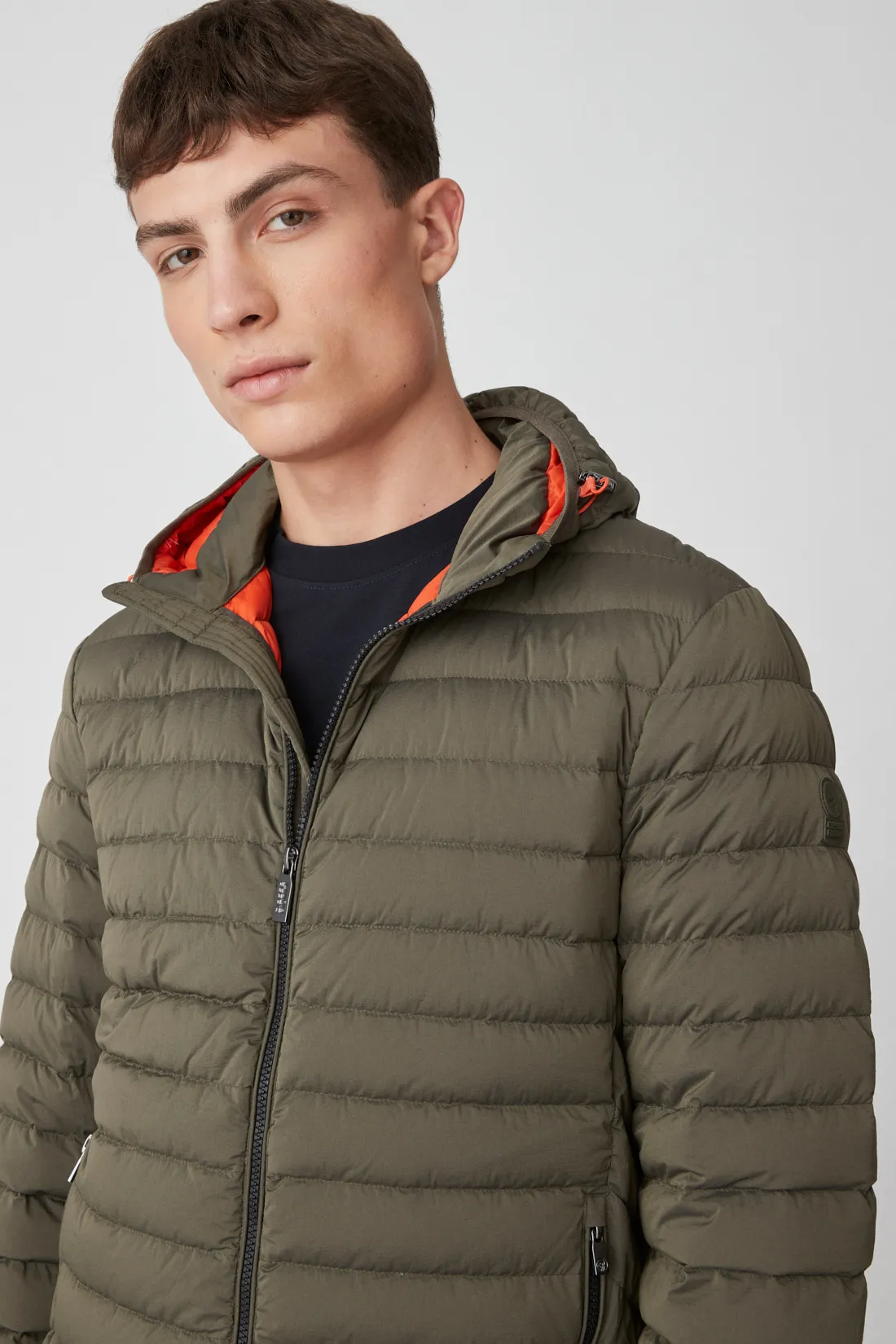 FRANKLIN 2.0 – Green hooded down jacket