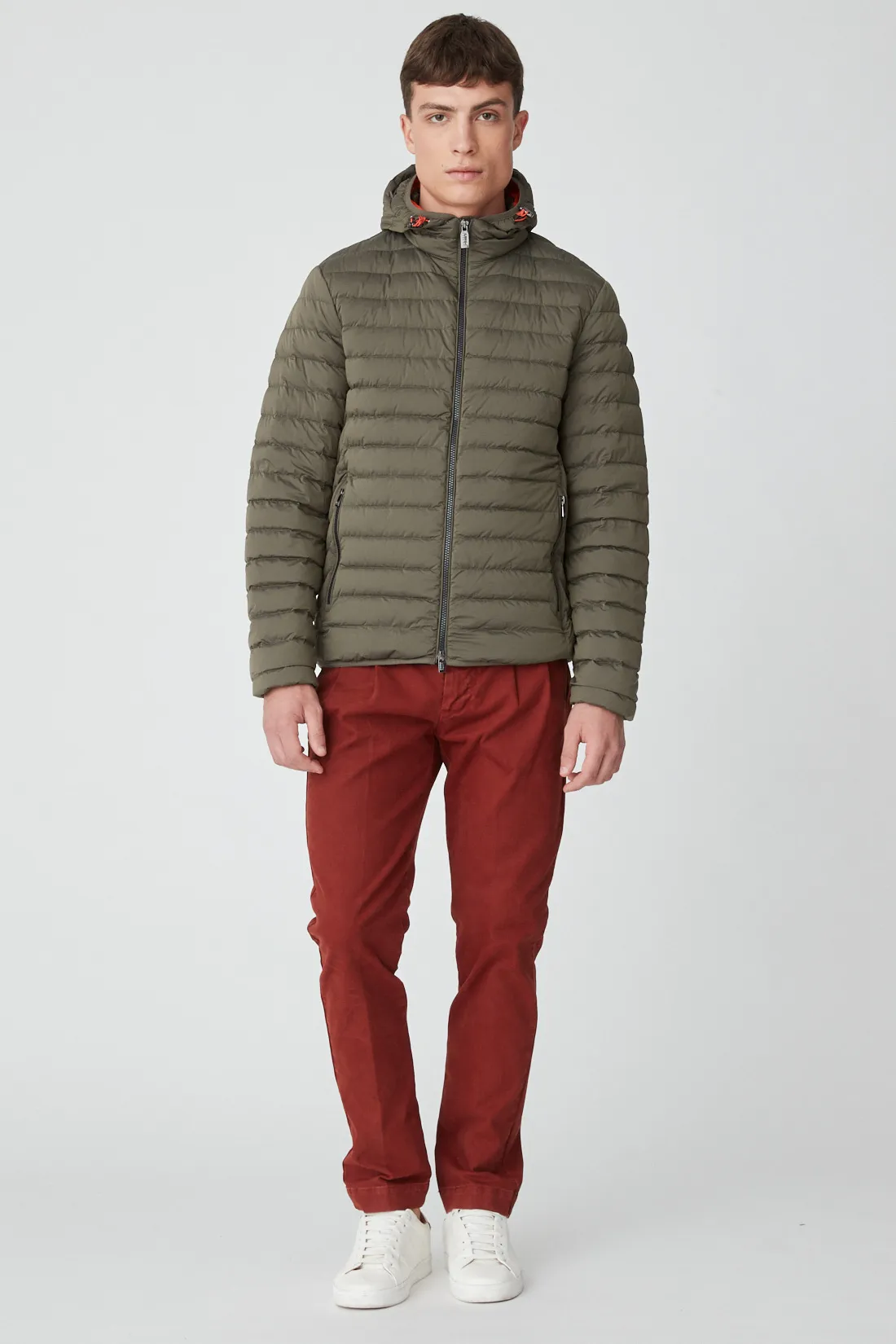 FRANKLIN 2.0 – Green hooded down jacket