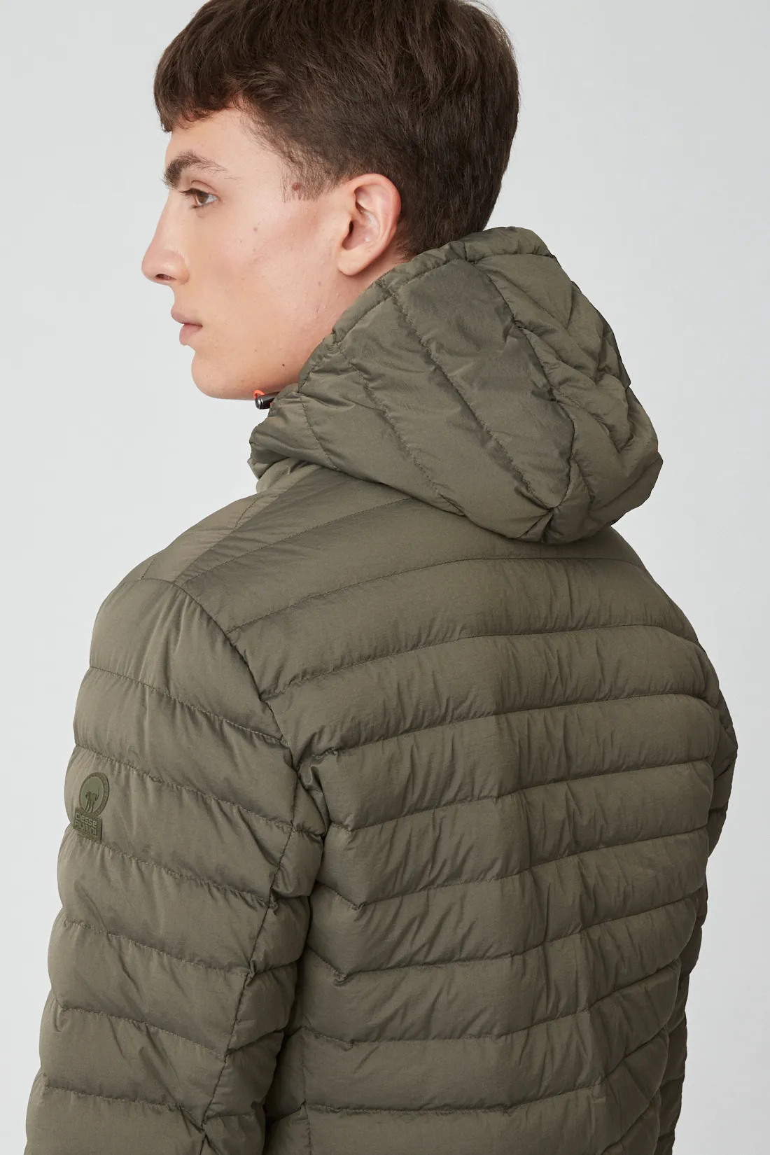 FRANKLIN 2.0 – Green hooded down jacket