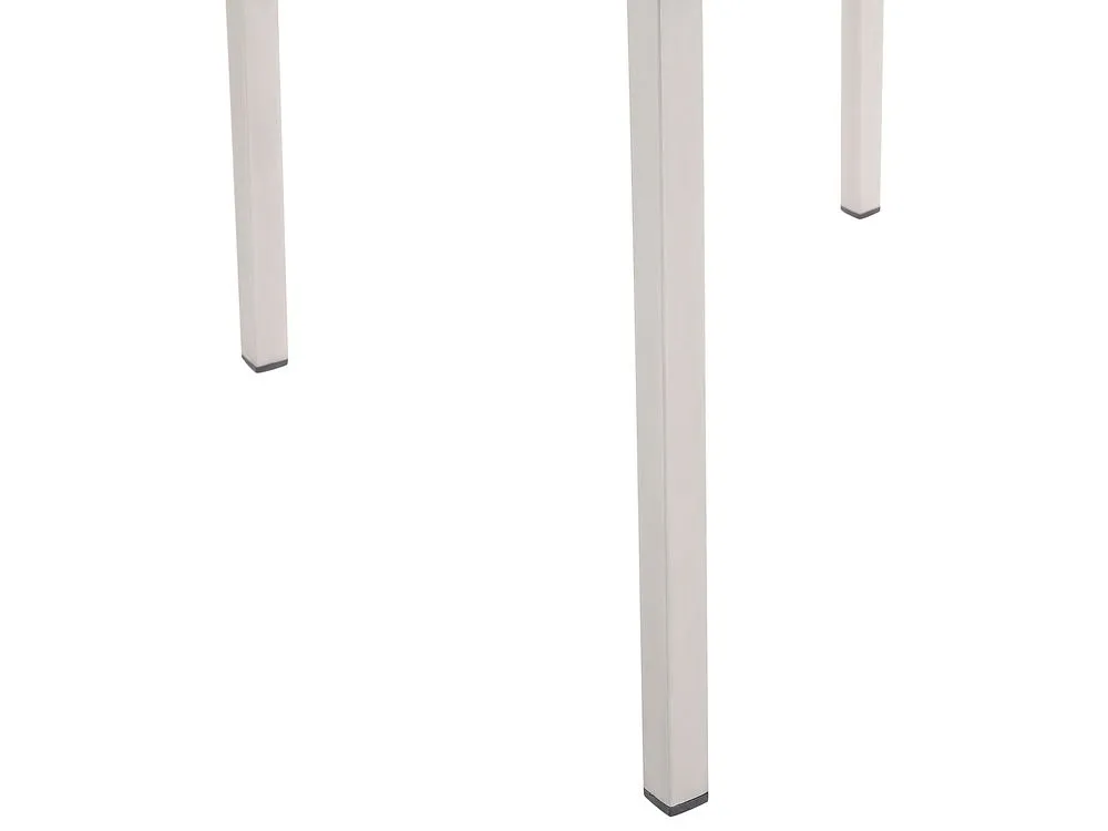 Garden Dining Set 6 Seater VALCANETTO/GROSSETO Metal White