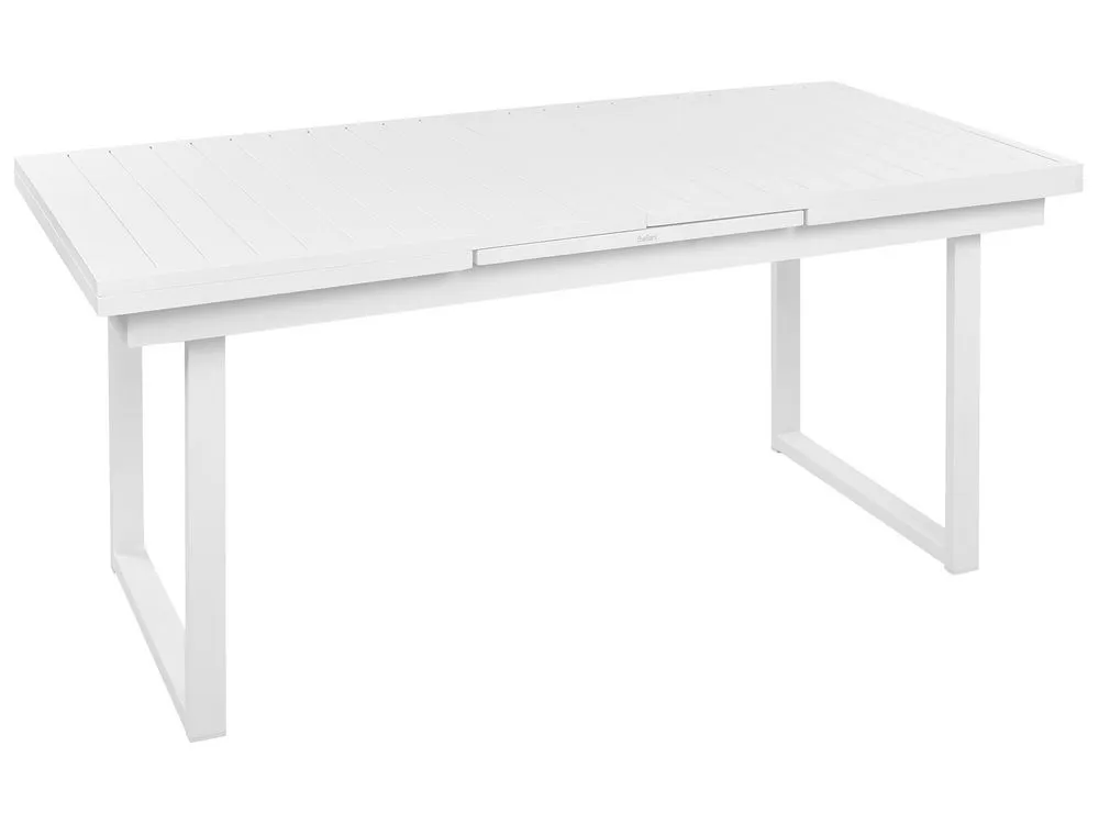 Garden Dining Set 6 Seater VALCANETTO/GROSSETO Metal White