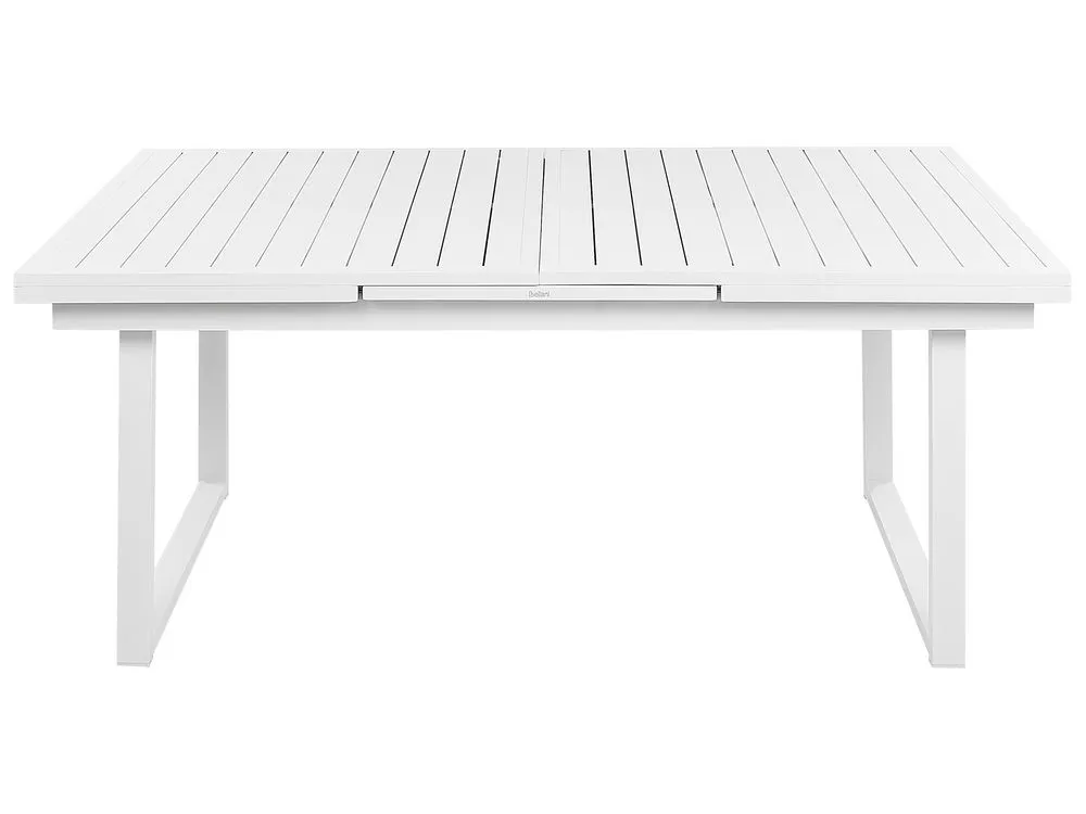 Garden Dining Set 6 Seater VALCANETTO/GROSSETO Metal White