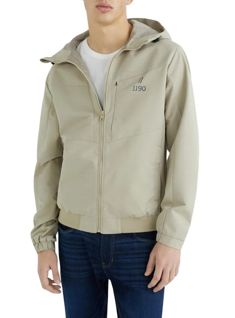 Giacca Jack And Jones Snap Beige per Uomo