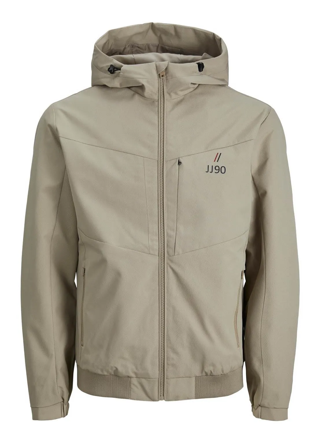 Giacca Jack And Jones Snap Beige per Uomo