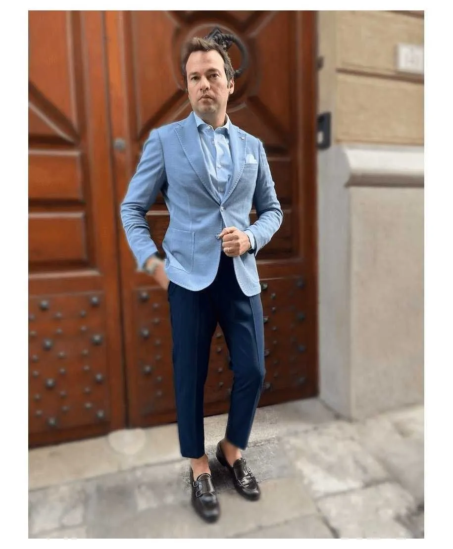 Giacca uomo - Azzurra - Paul Miranda