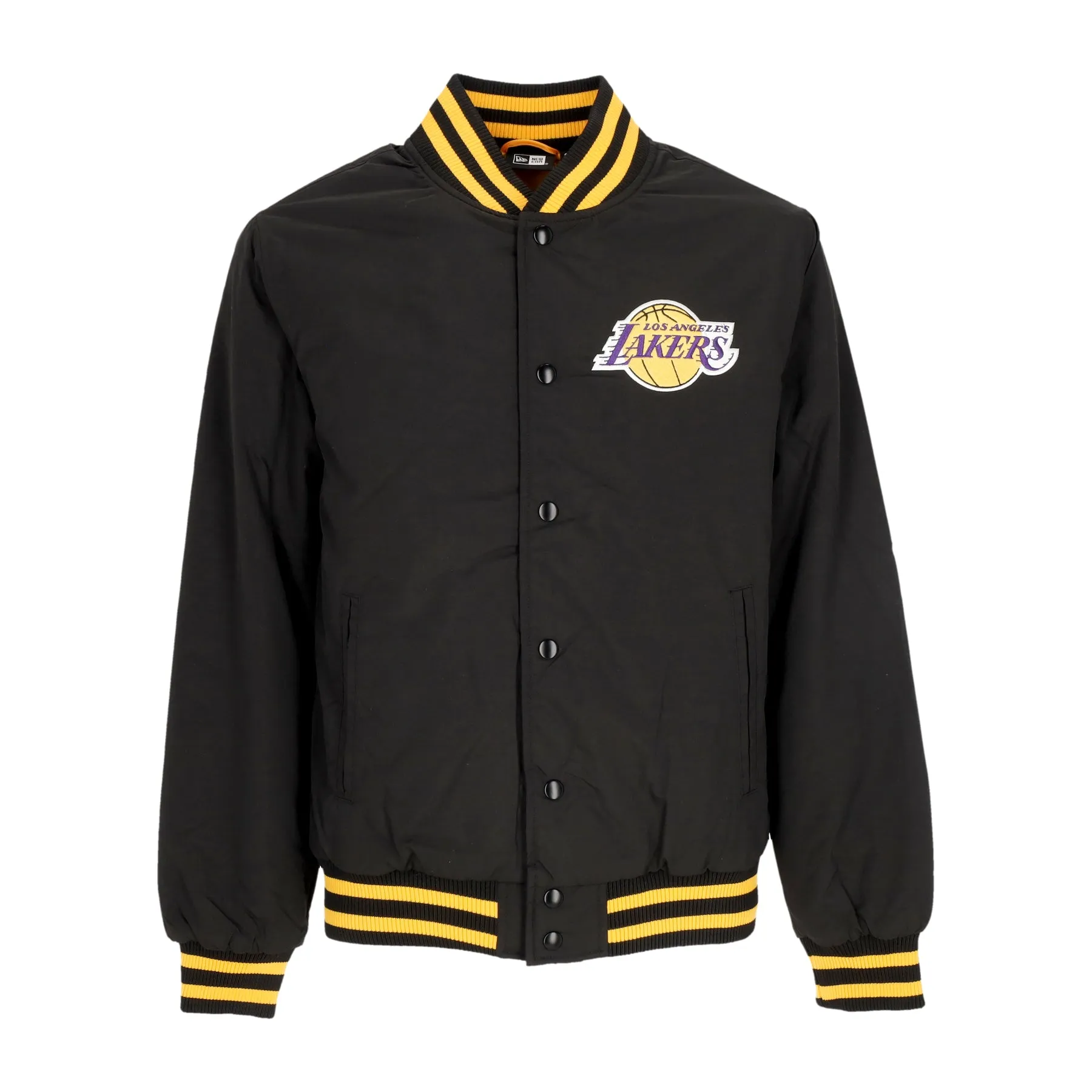 Giubbotto Bomber Uomo Nba Script Bomber Jacket Loslak Black/authentic Gold