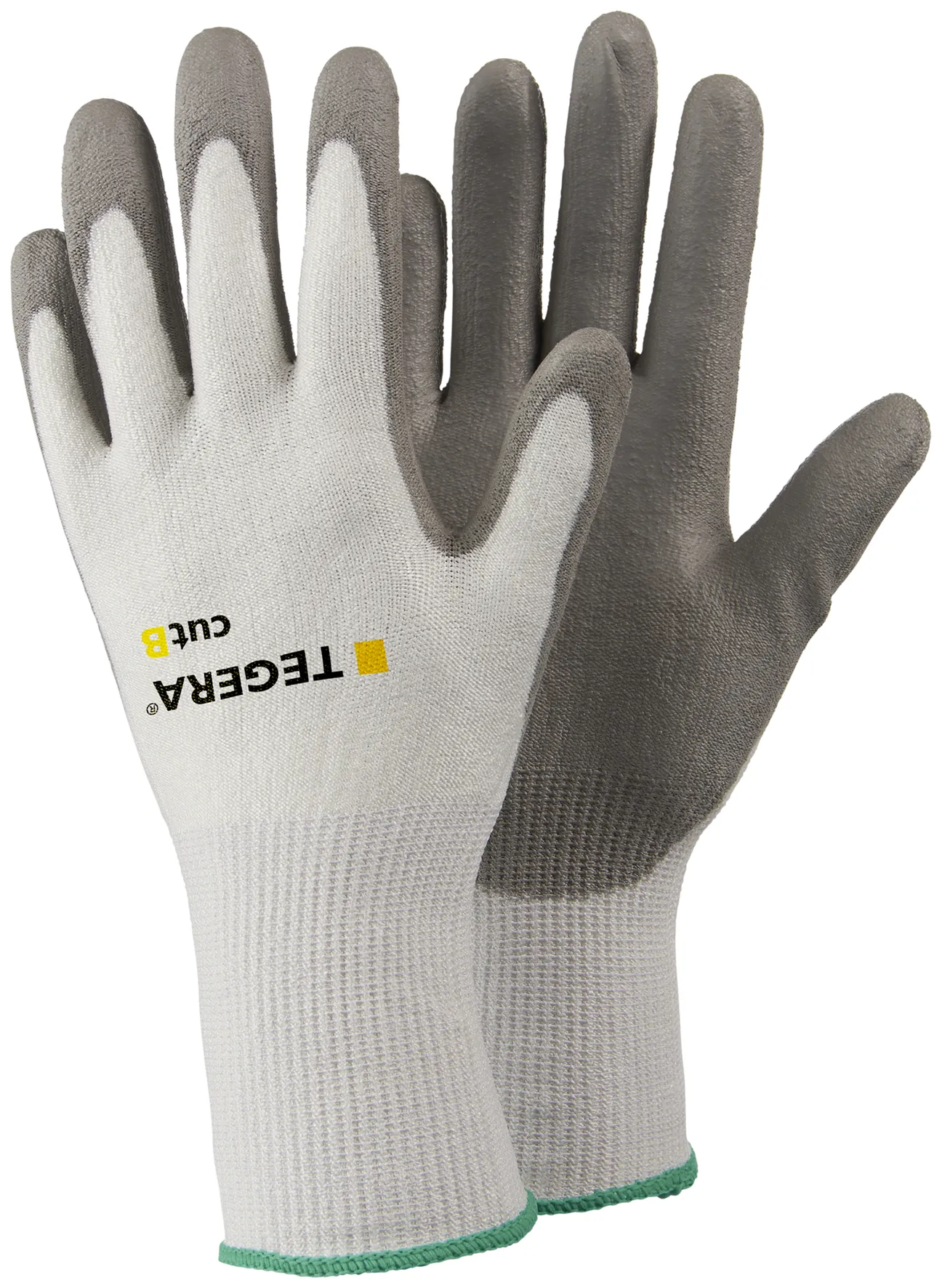 Guanti antitaglio Tegera TEGERA, Tg. 9, in HPPE, Nylon, Poliestere, Spandex, col. Grigio, bianco