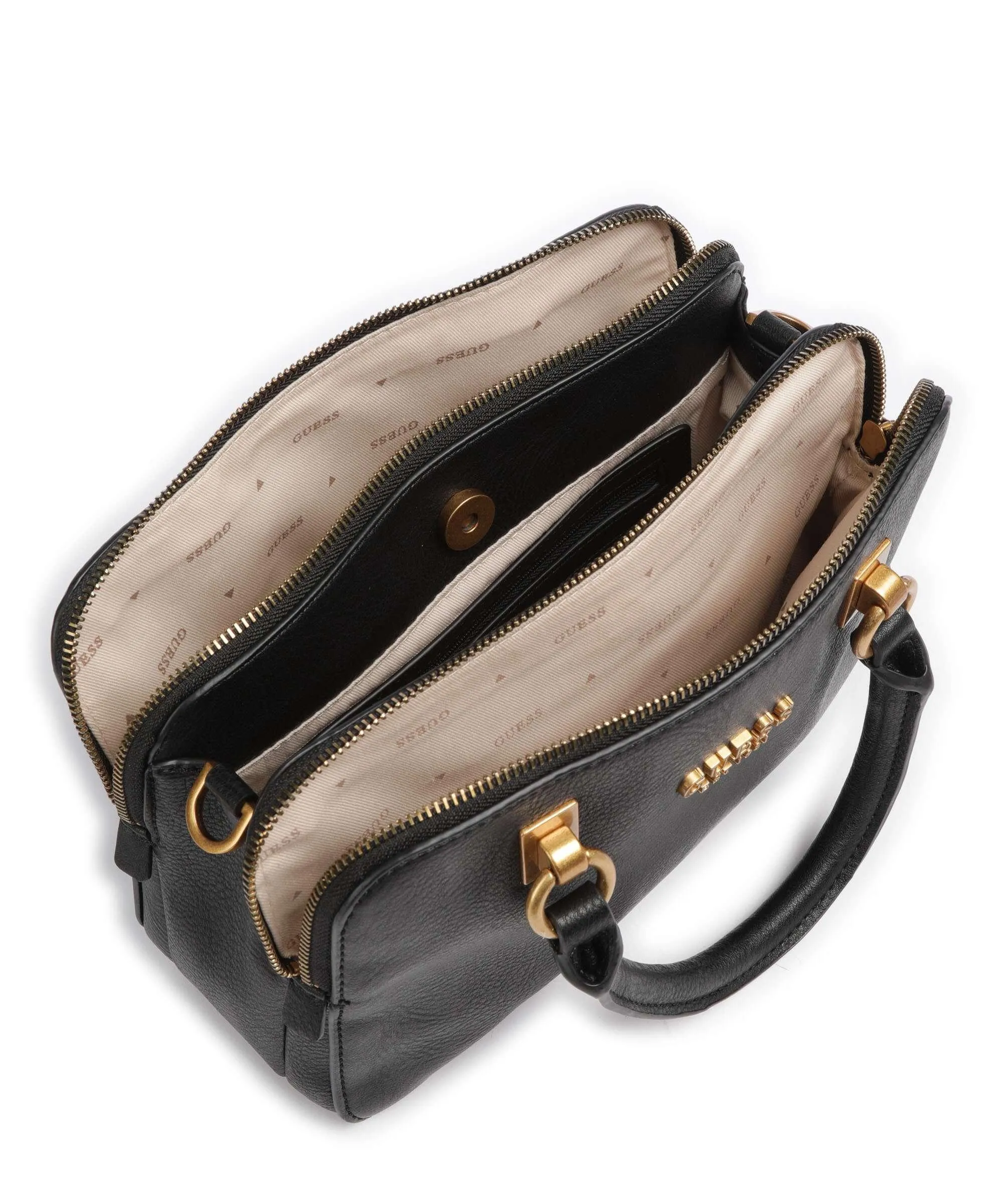  Guess Arja Borsa a mano pelle sintetica nero  