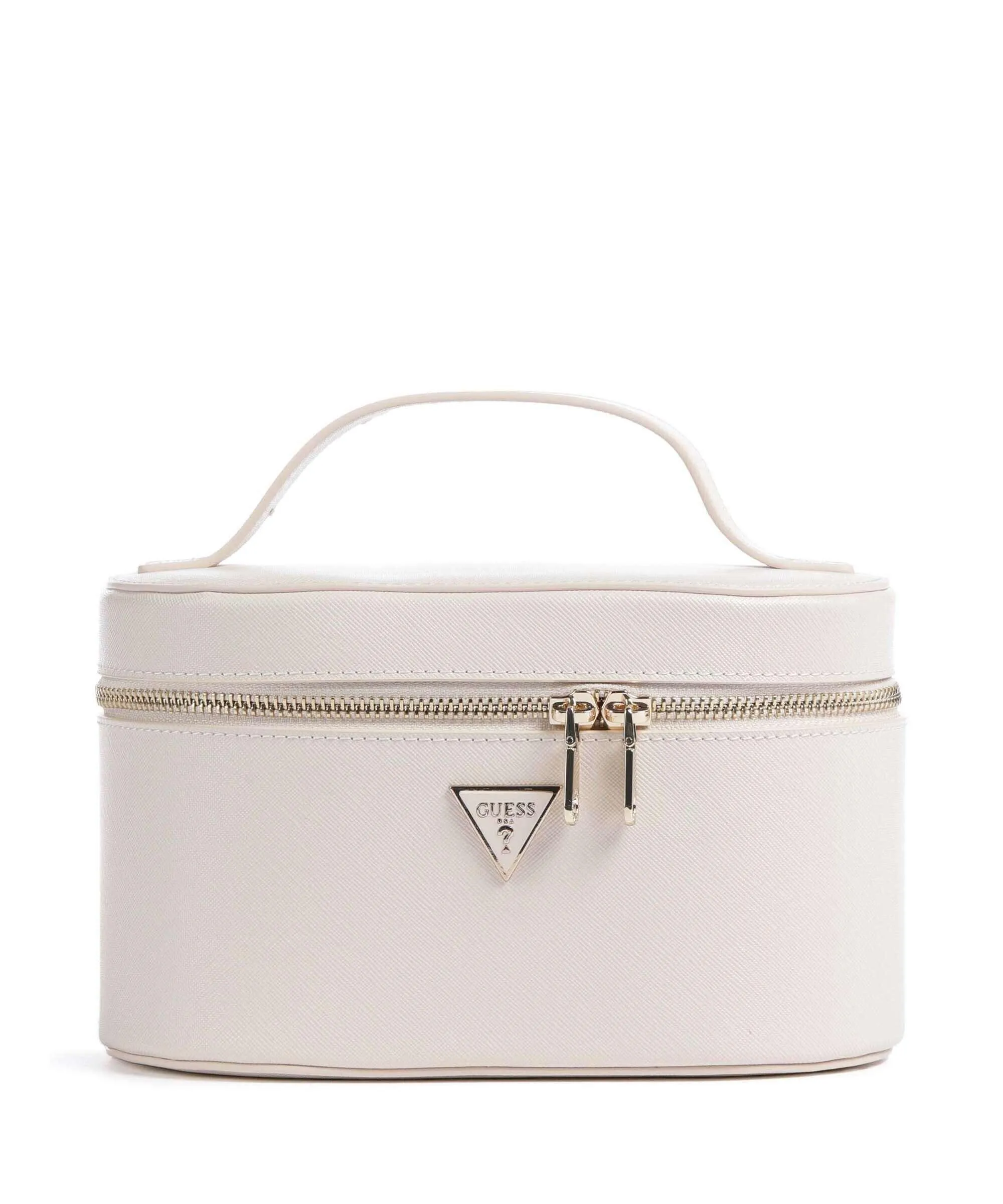  Guess Borsa da toilette avorio 21 cm  