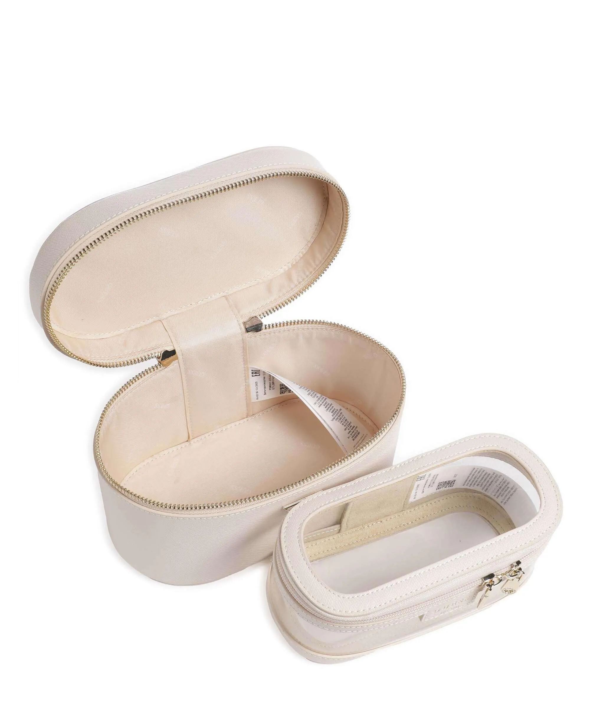  Guess Borsa da toilette avorio 21 cm  