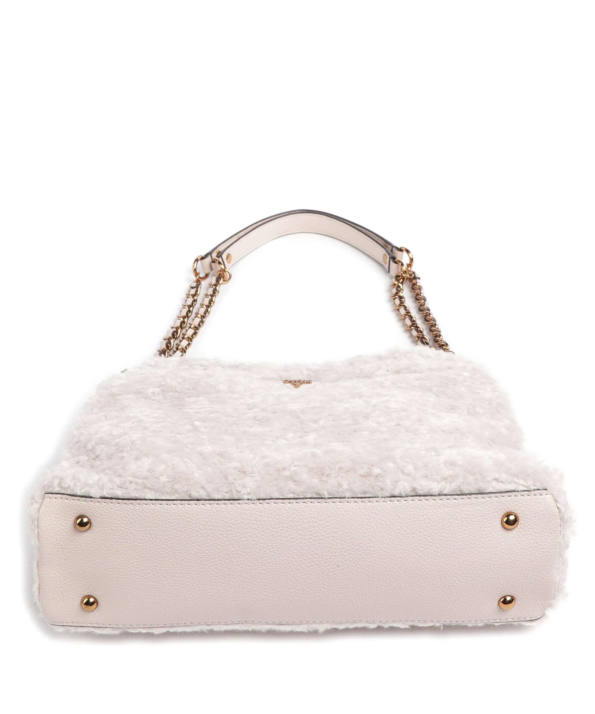  Guess Maranta Borsa a spalla pelle sintetica, eco-pelliccia beige  