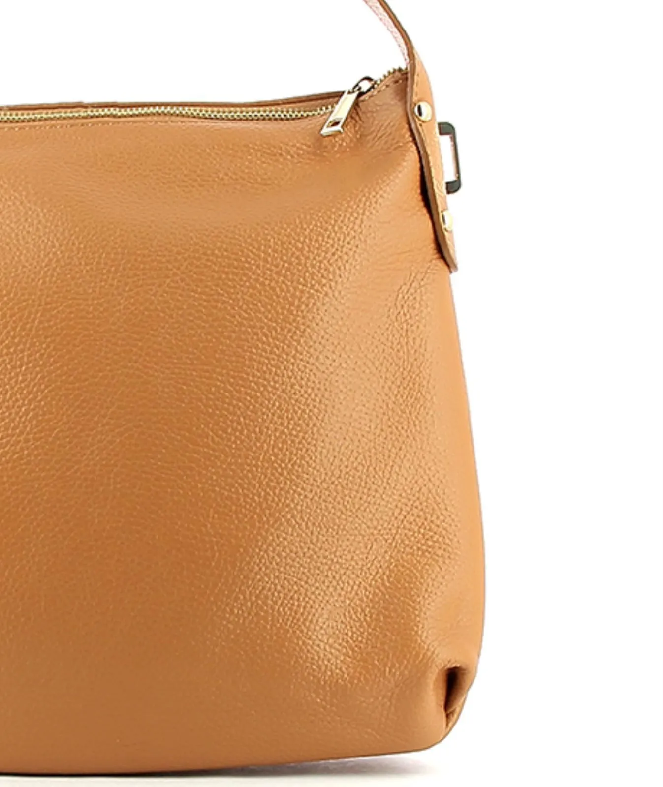 Hobo bag marrone con tracolla