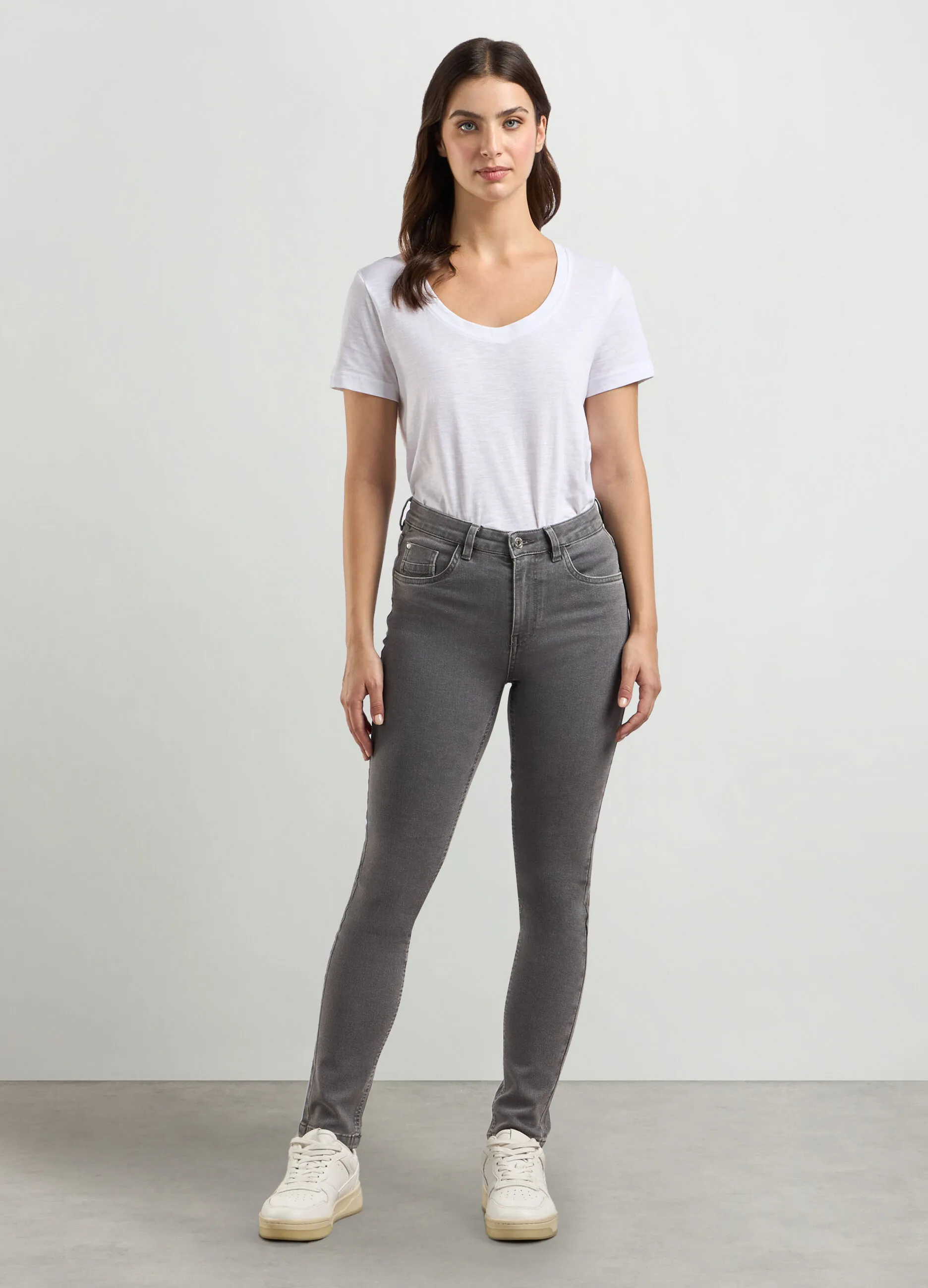HOLISTIC  Pantaloni in denim di misto cotone stretch donna