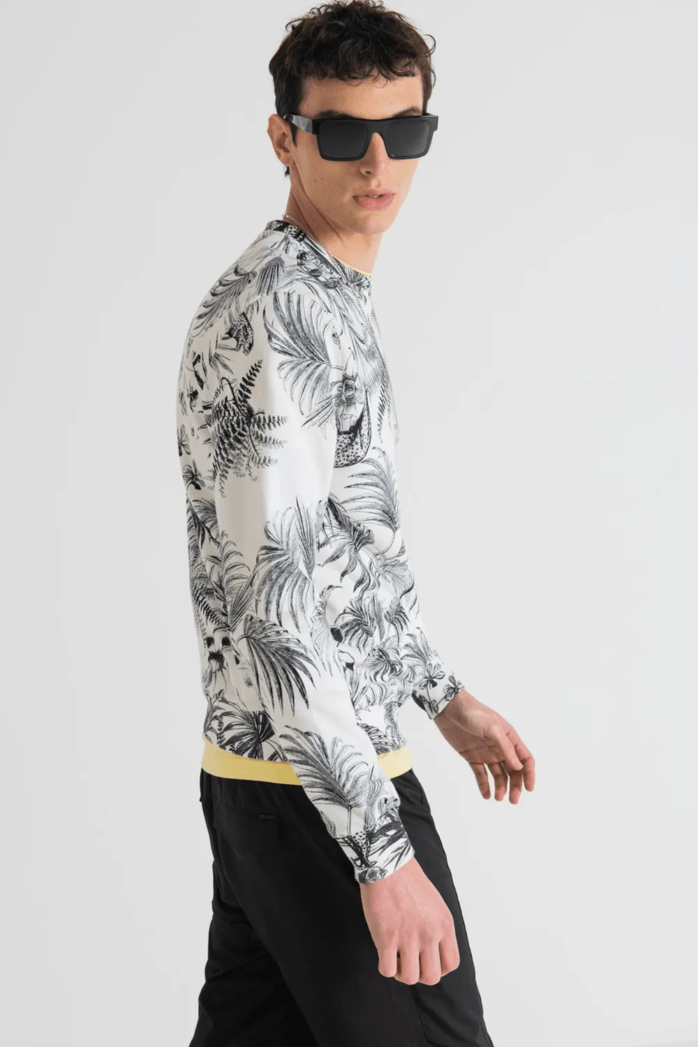 Honolulu Monochrome Sweatshirt Cream
