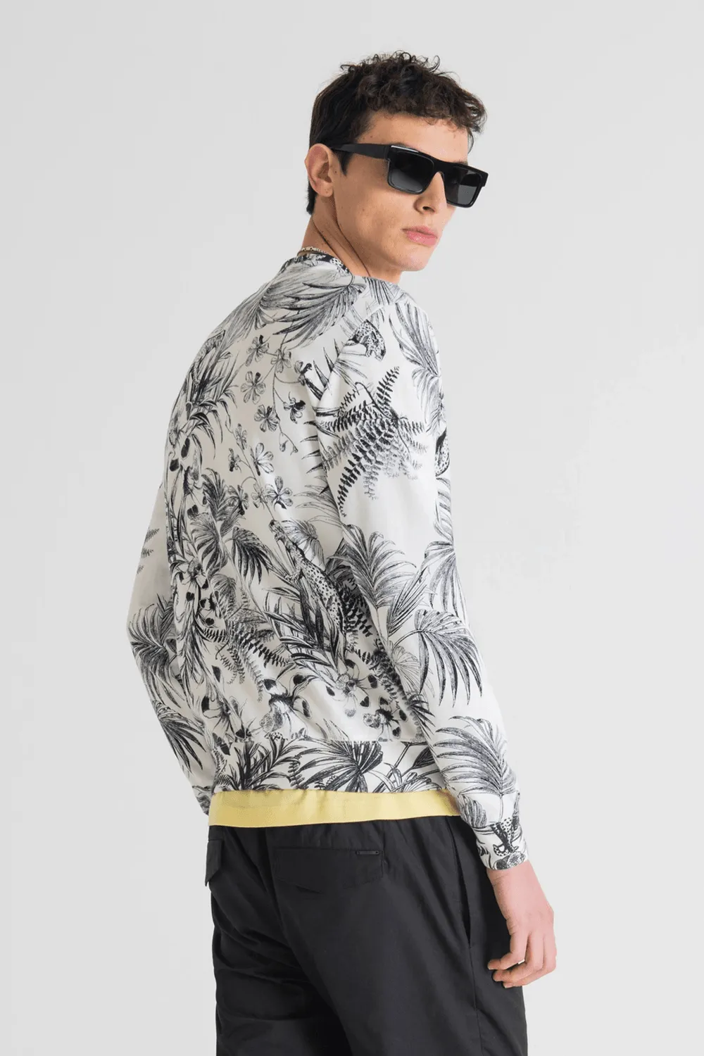 Honolulu Monochrome Sweatshirt Cream