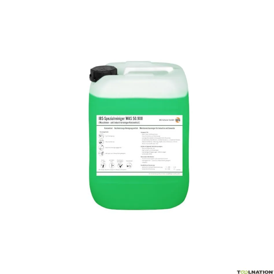 IBS Scherer 2050384 Detergente speciale WAS 50.900 (detergente concentrato per macchine e industrie), 20 L